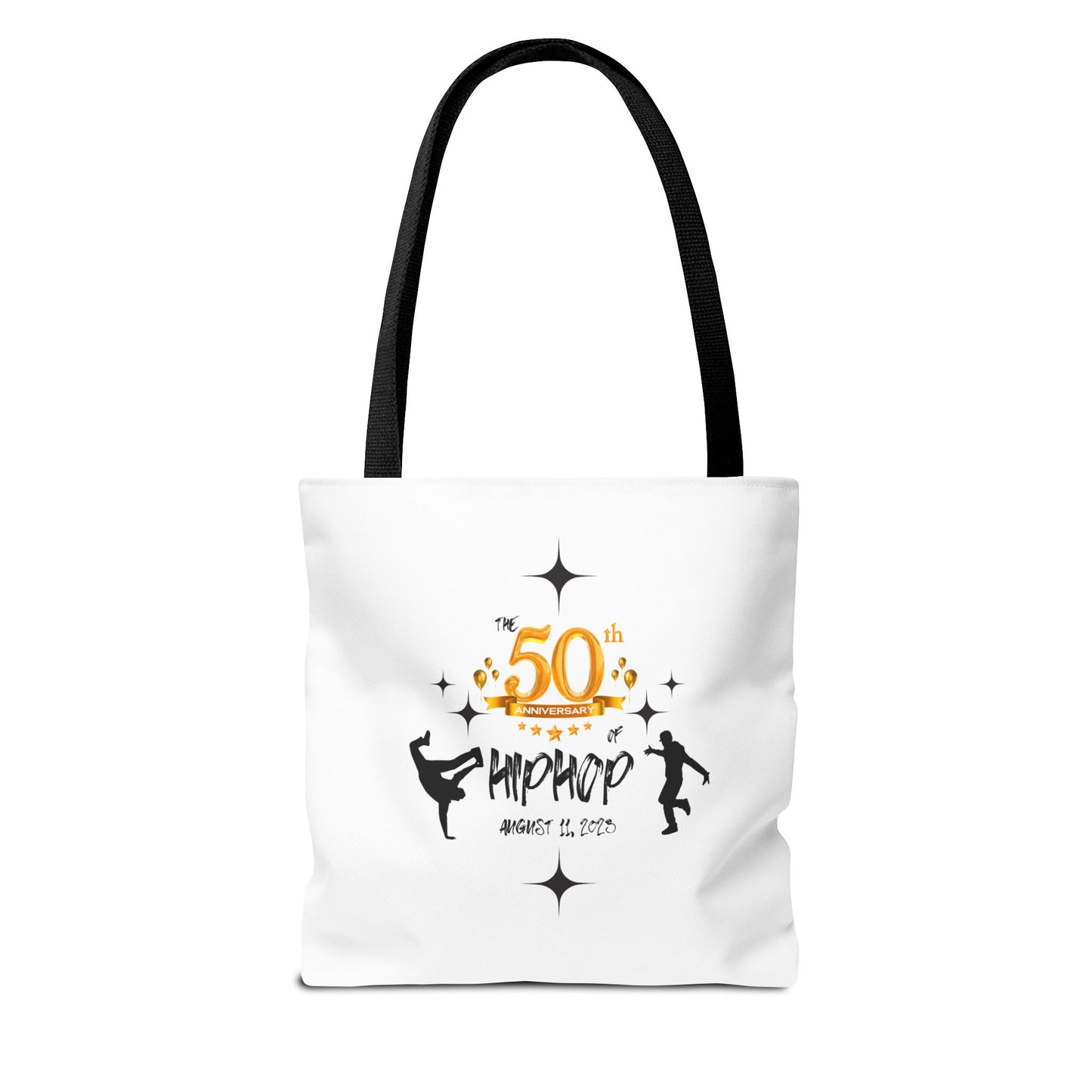 Unisex 50th Anniversary of HipHop August 11, 2023 Commemorative Tote Bag HipHop Anniversary Tote Music Fan Tote Bag Gift For DJ Music Lover
