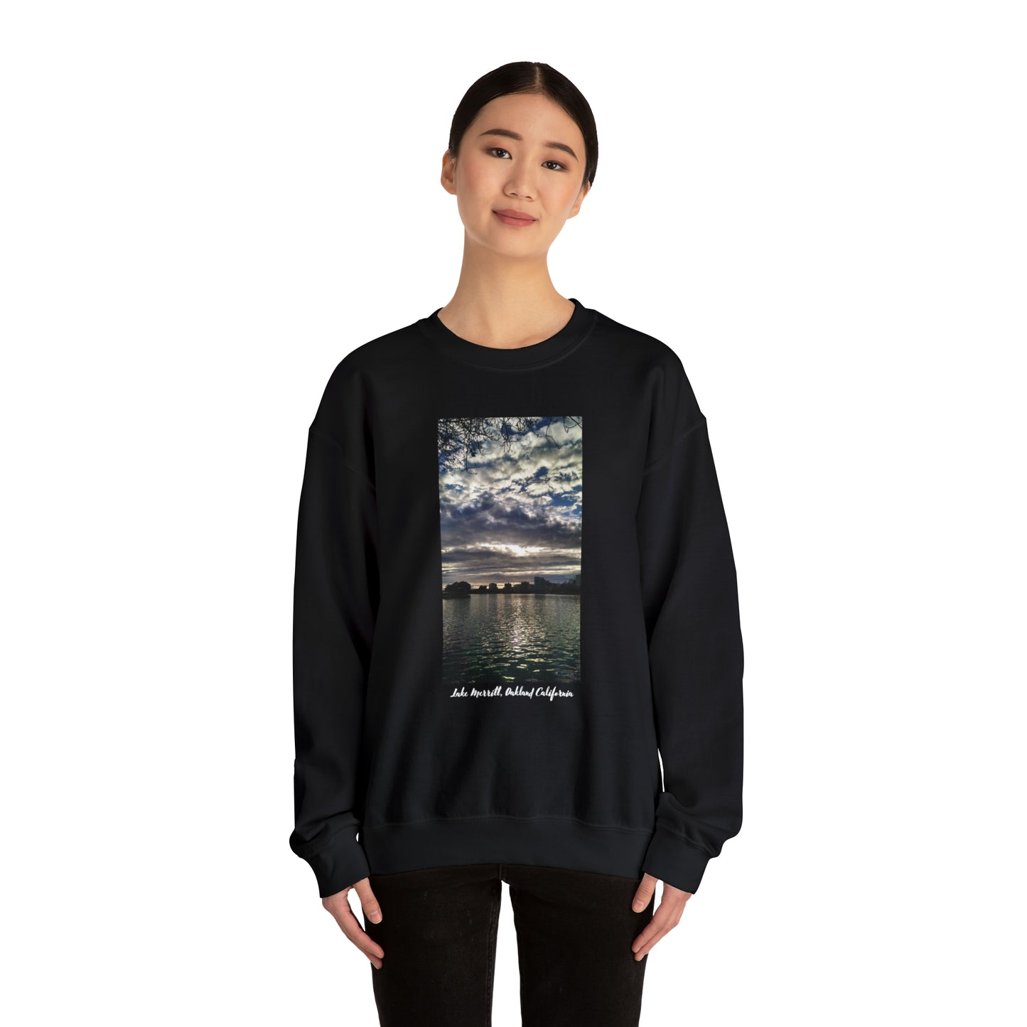 Unisex Landscape Sweatshirt Lake Merritt Oakland California Sweatshirt