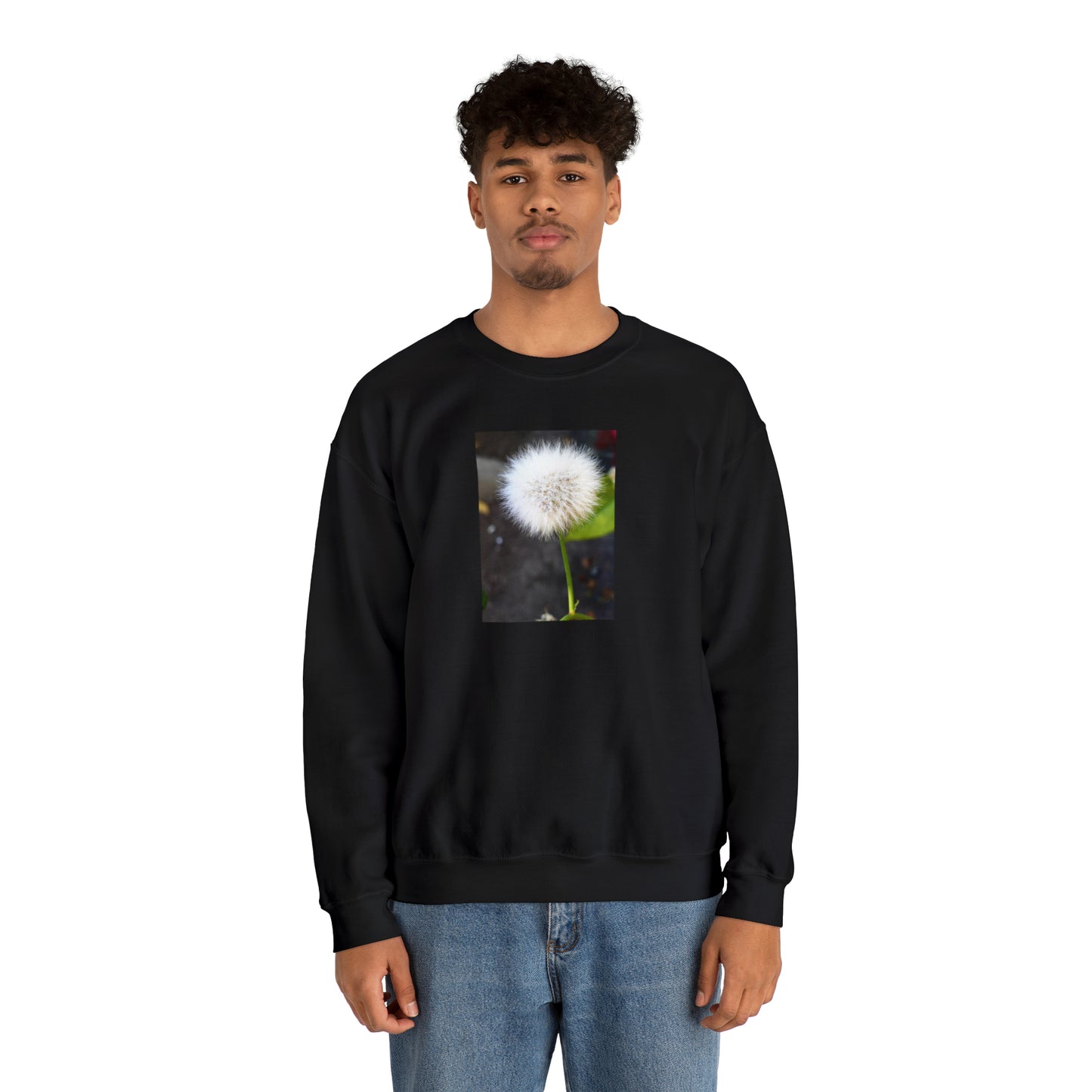 Unisex Dandelion Printed Gardening Sweater