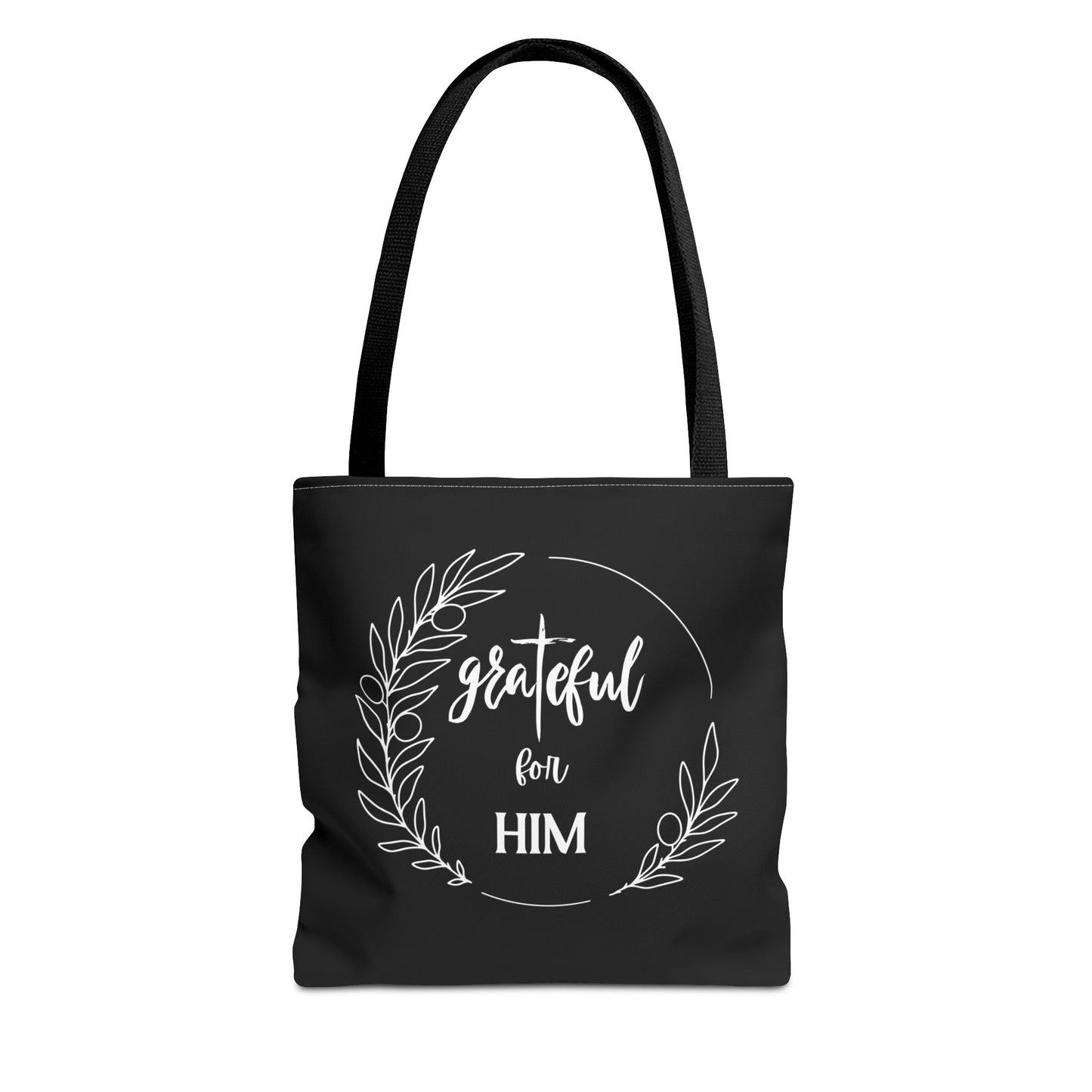 Unisex graTeful For Him Round Motif Tote Bag
