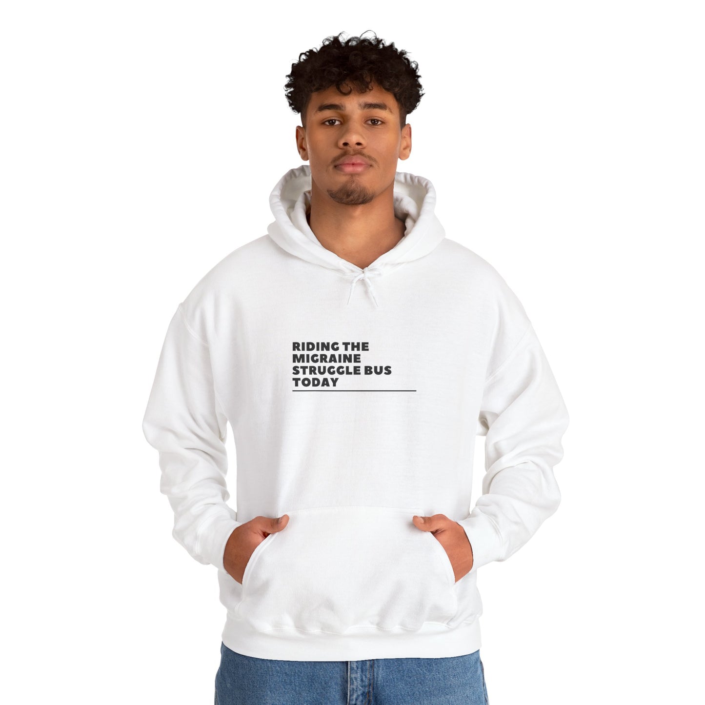 Unisex Migraine Day Invisible Illness Warrior Hooded Sweatshirt