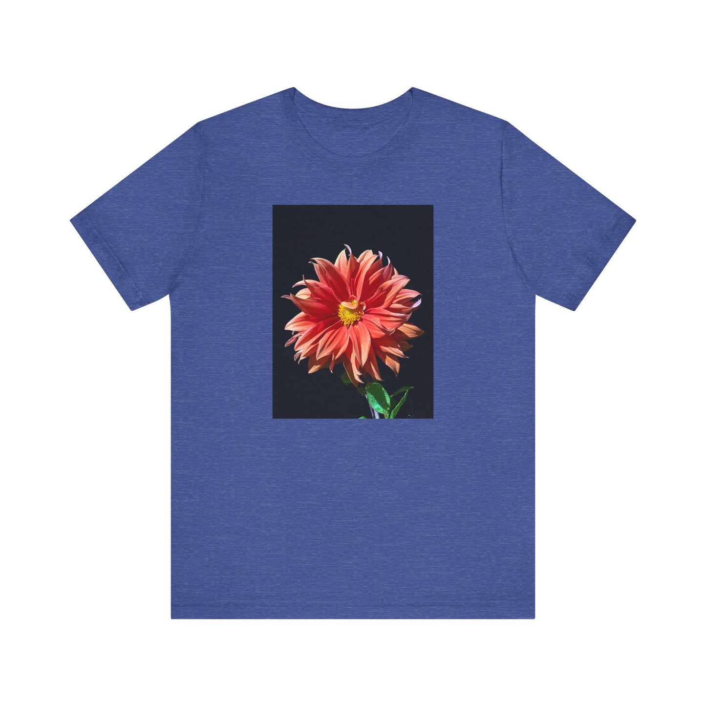 Unisex Jersey Short Sleeve Dahlia Flower T-Shirt