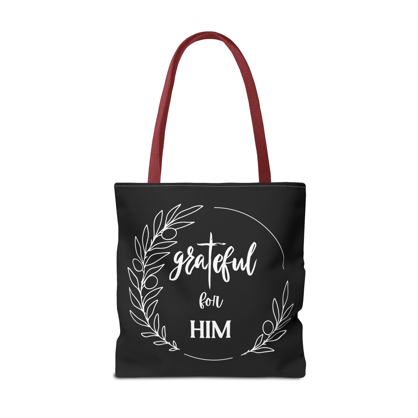Unisex graTeful For Him Round Motif Tote Bag