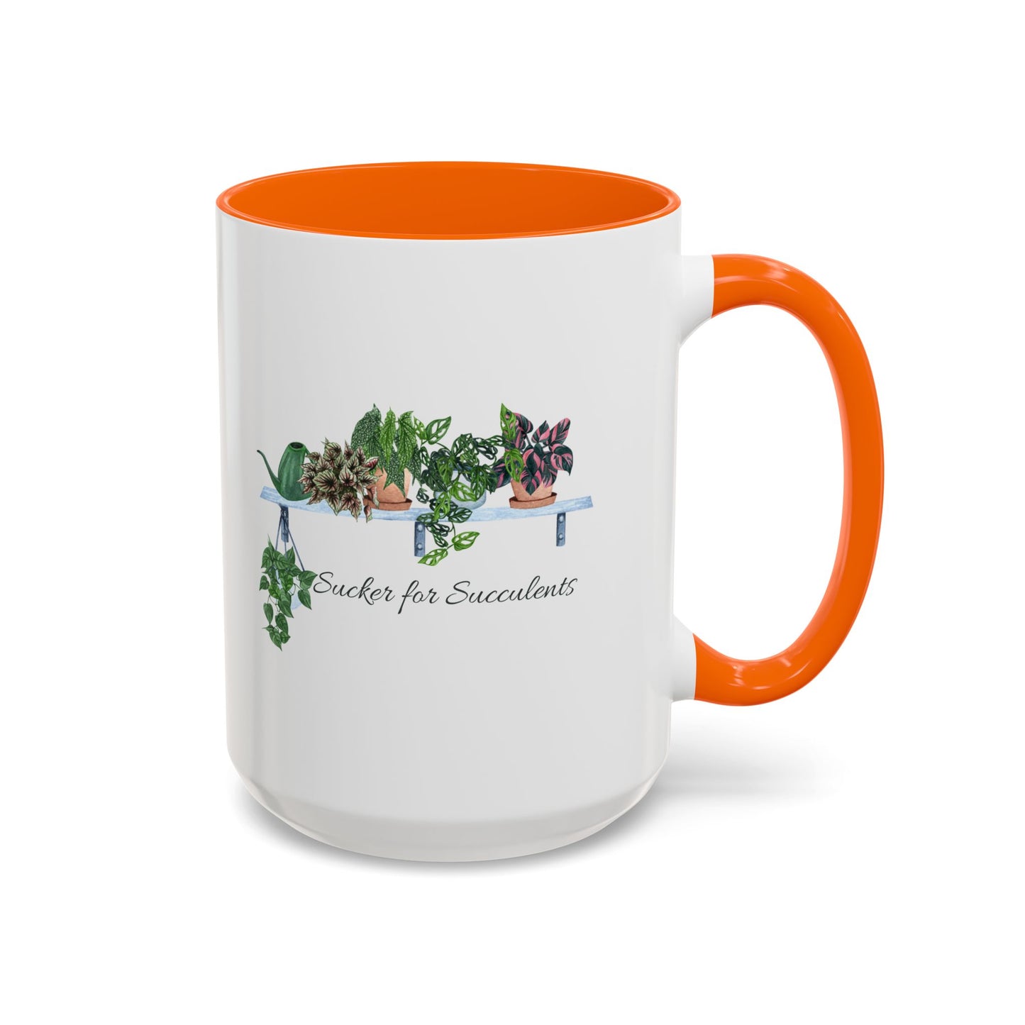 11oz/15oz Garden Themed Coffee Mug Sucker for Succulents