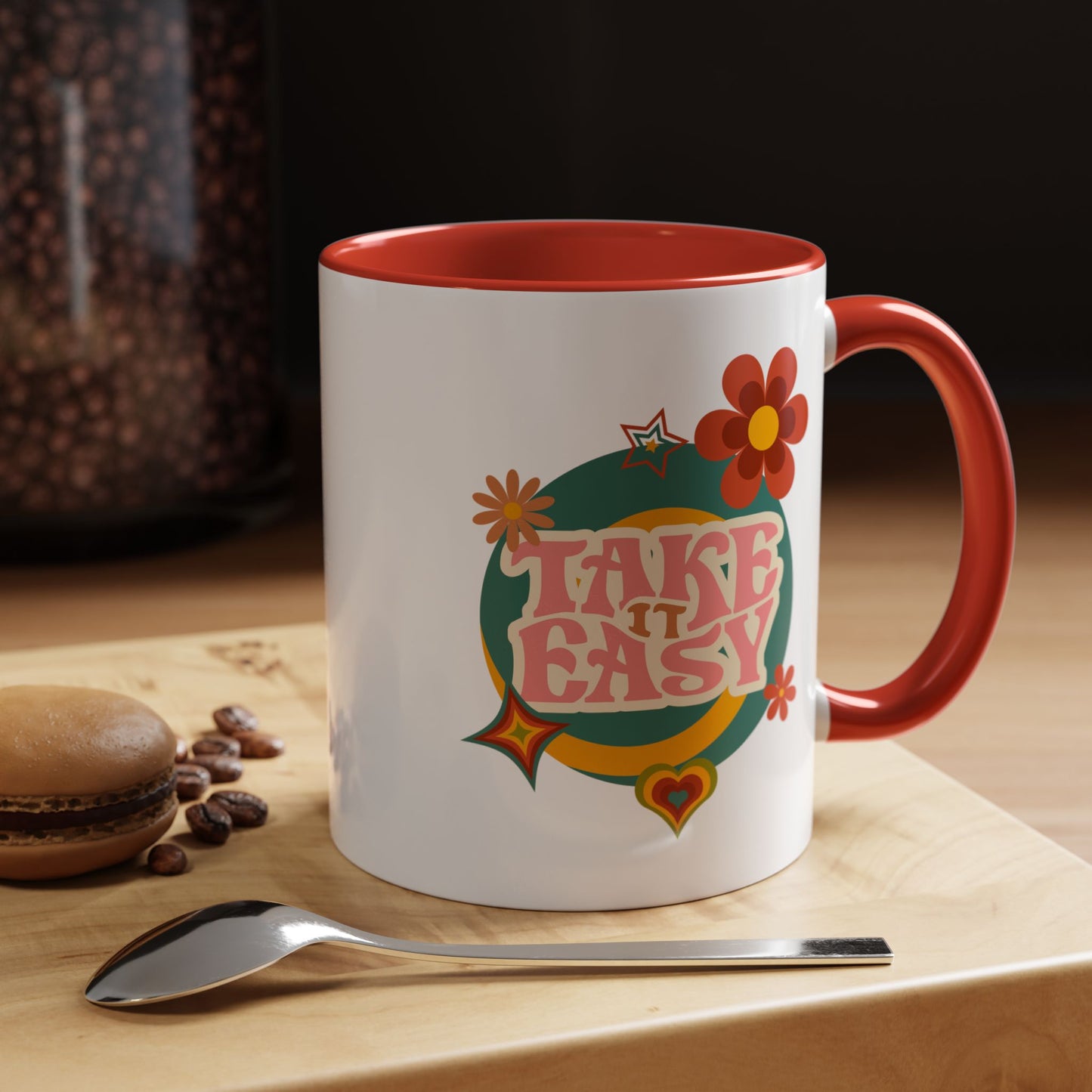 11oz/15oz Retro Vibes Take It Easy Coffee Mug