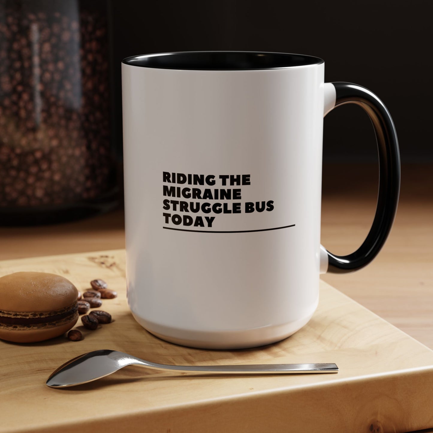 11oz/15oz Migraine Day Invisible Illness Warrior Riding The Migraine Struggle Bus Coffee Mug