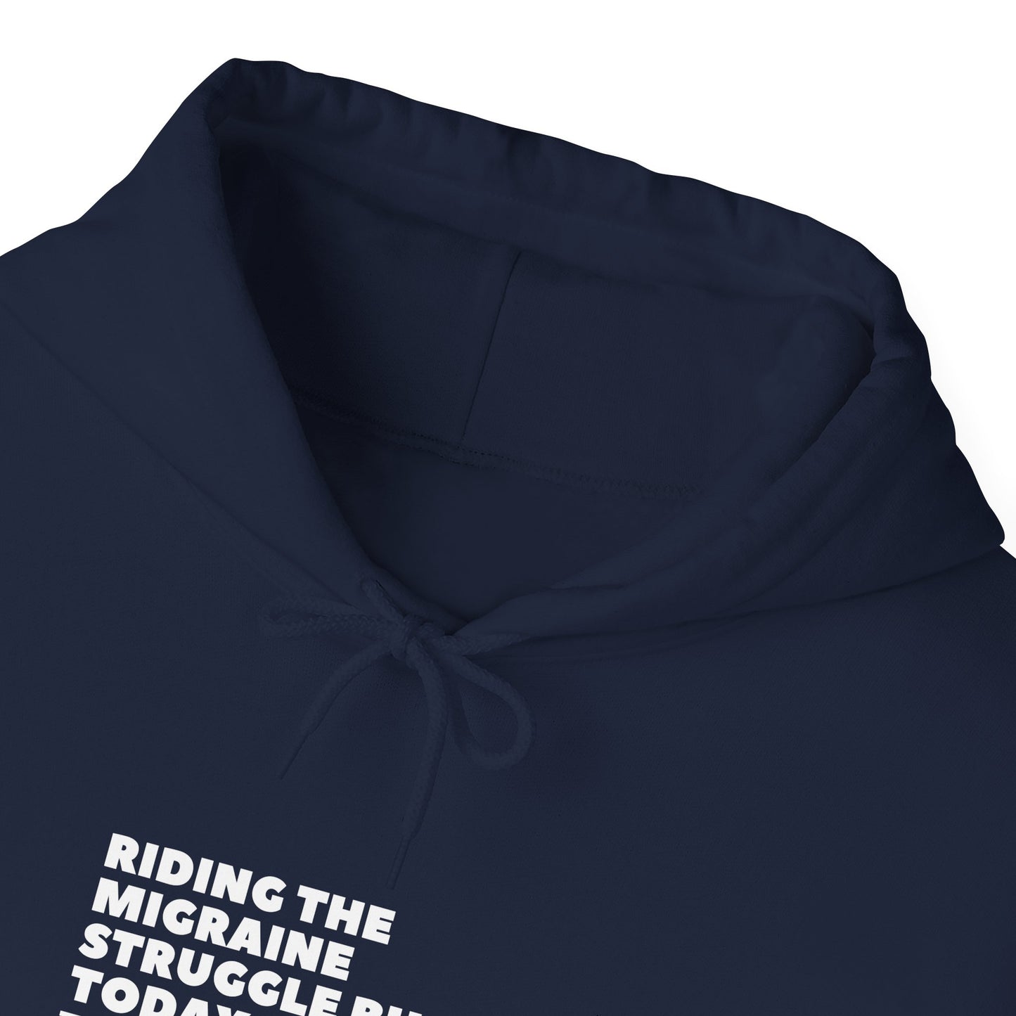 Unisex Migraine Day Invisible Illness Warrior Hooded Sweatshirt