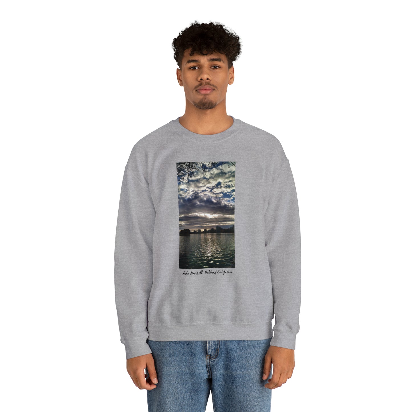 Unisex Landscape Sweatshirt Lake Merritt Oakland California Sweatshirt