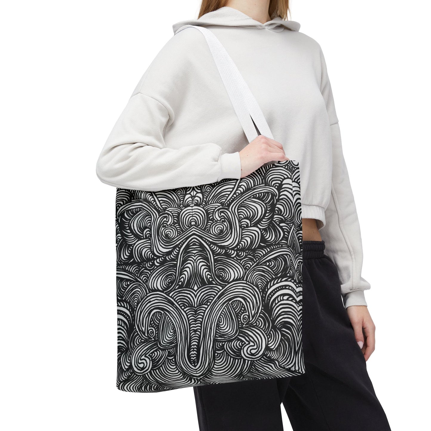Unisex Original Line Art All Over Print Tote Bag - Mirage