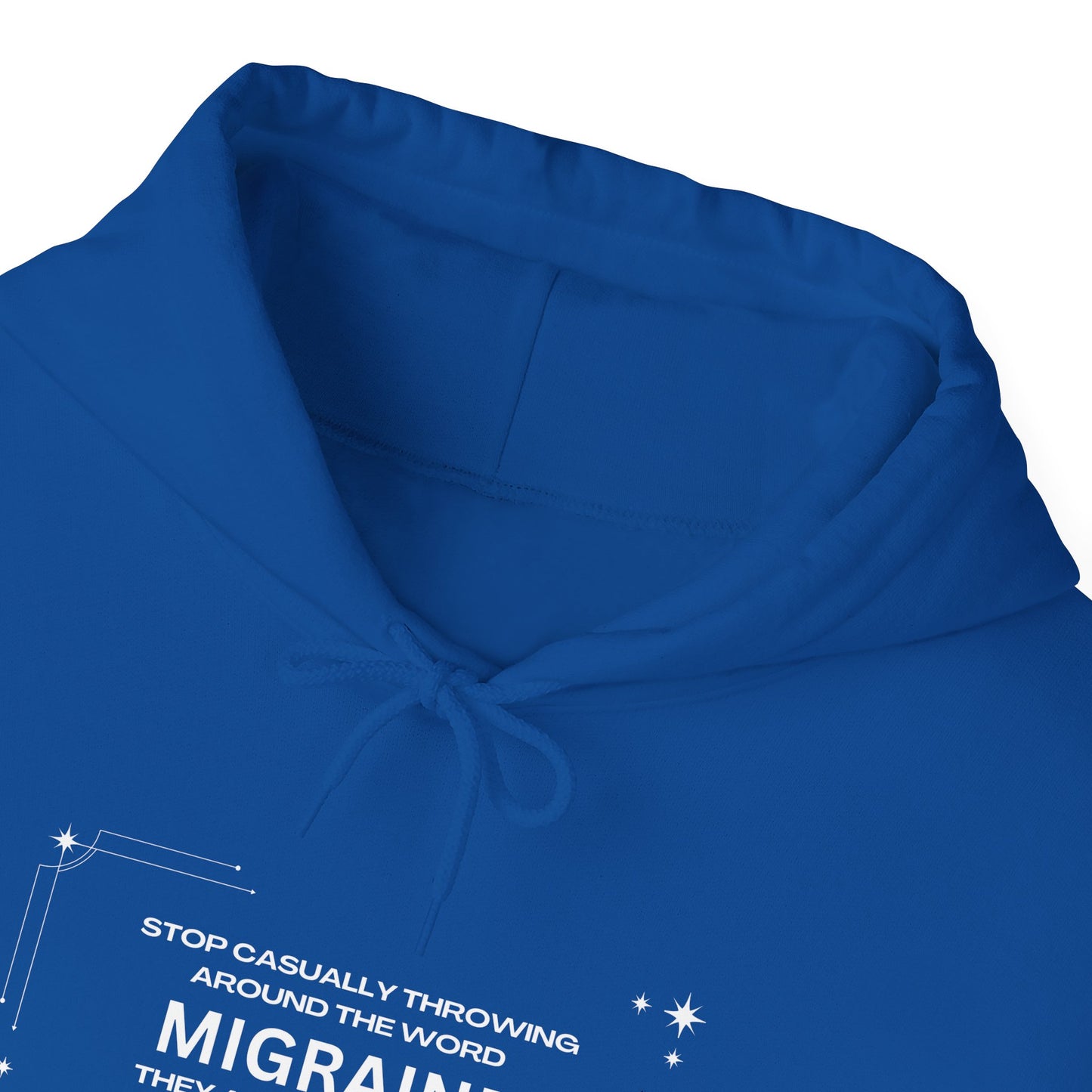 Unisex Migraine Day Invisible Illness Warrior Hooded Sweatshirt