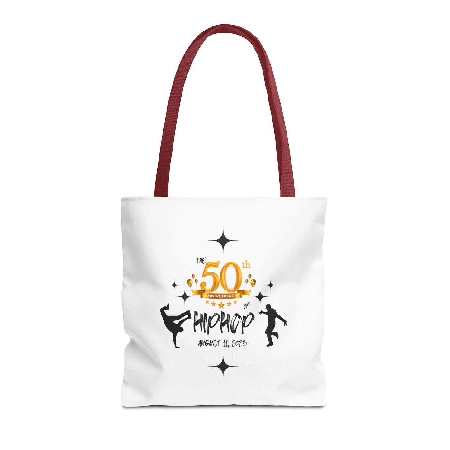 Unisex 50th Anniversary of HipHop August 11, 2023 Commemorative Tote Bag HipHop Anniversary Tote Music Fan Tote Bag Gift For DJ Music Lover
