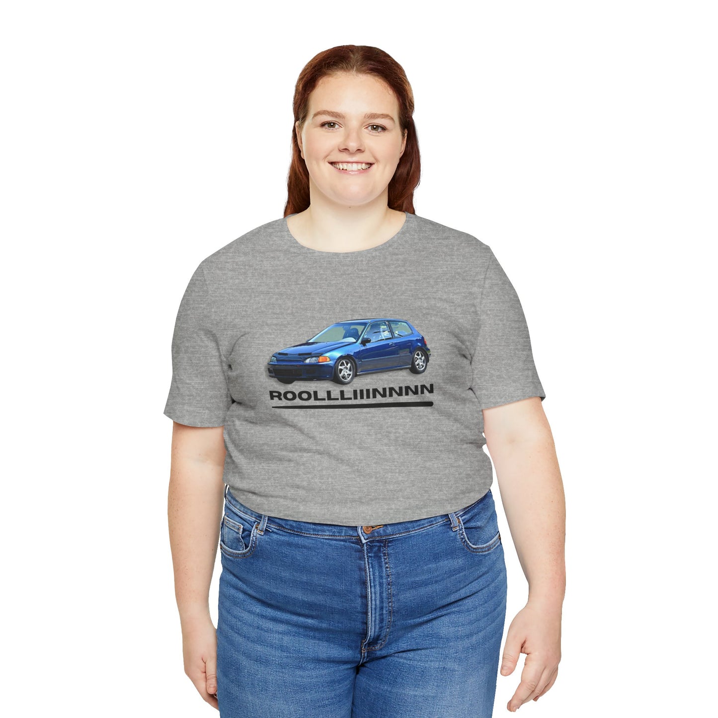 Unisex Jersey Short Sleeve Rolllllin Civic Hatchback Appreciation T-Shirt