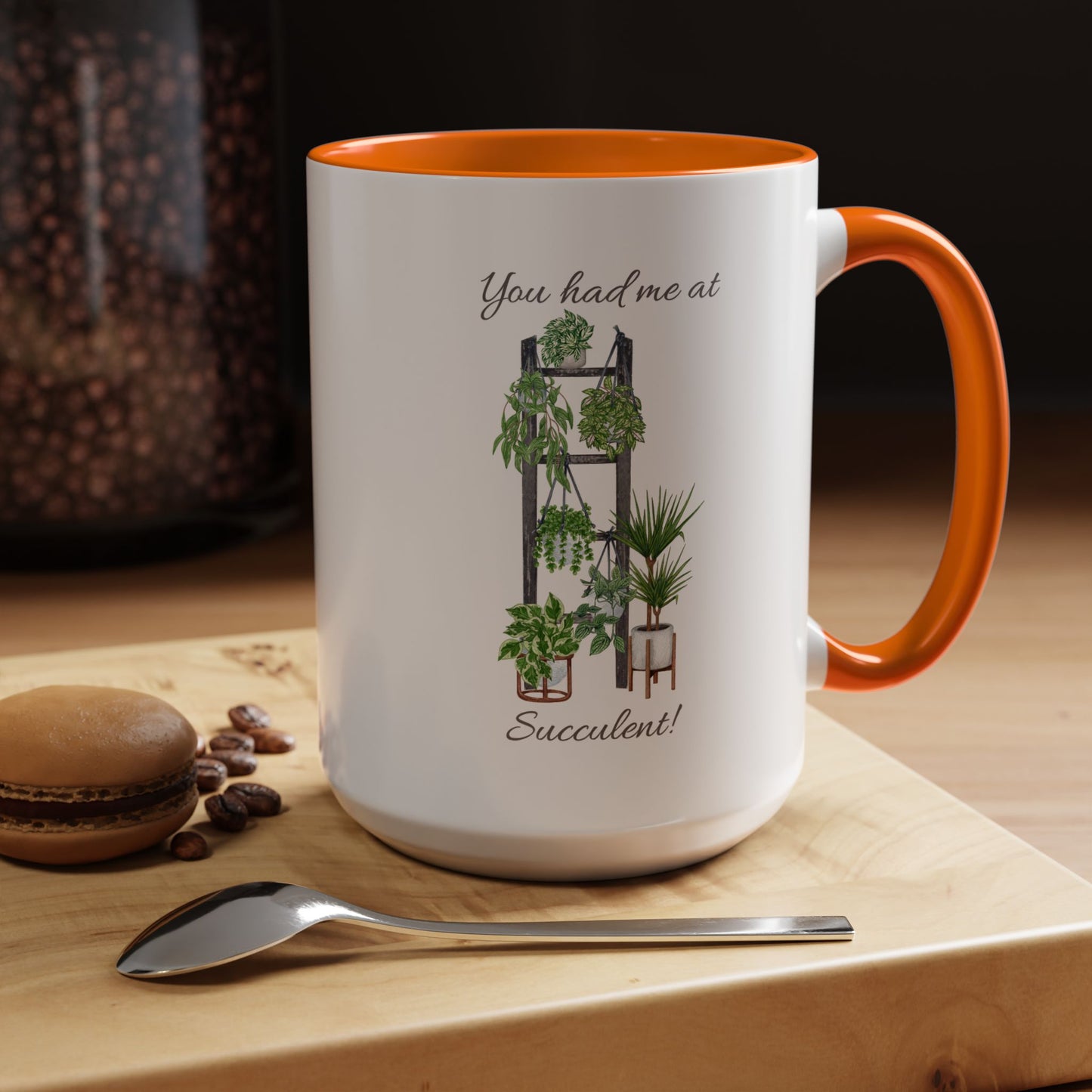 11oz/15oz Garden Themed Succulent Container Garden Plant Parent Coffee Mug