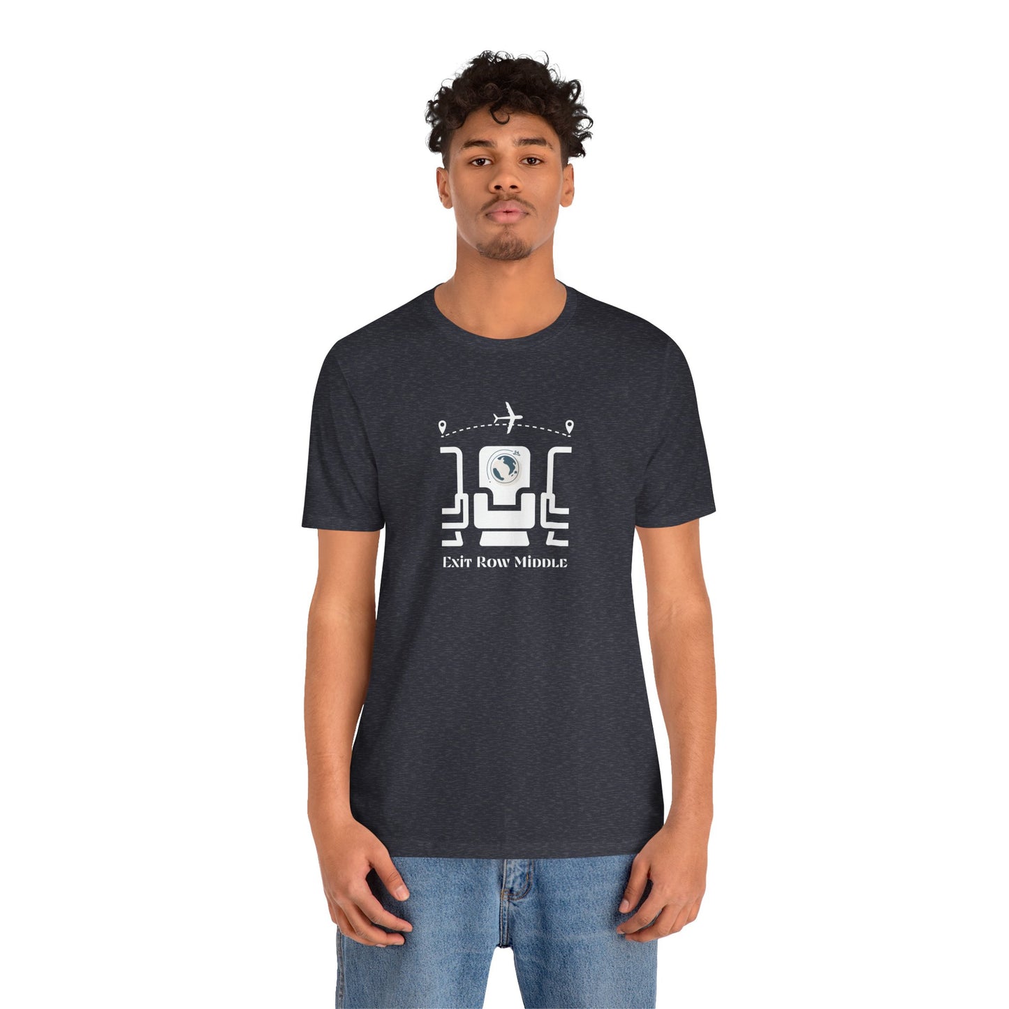 Unisex Jersey Short Sleeve Exit Row Middle Travel T-Shirt