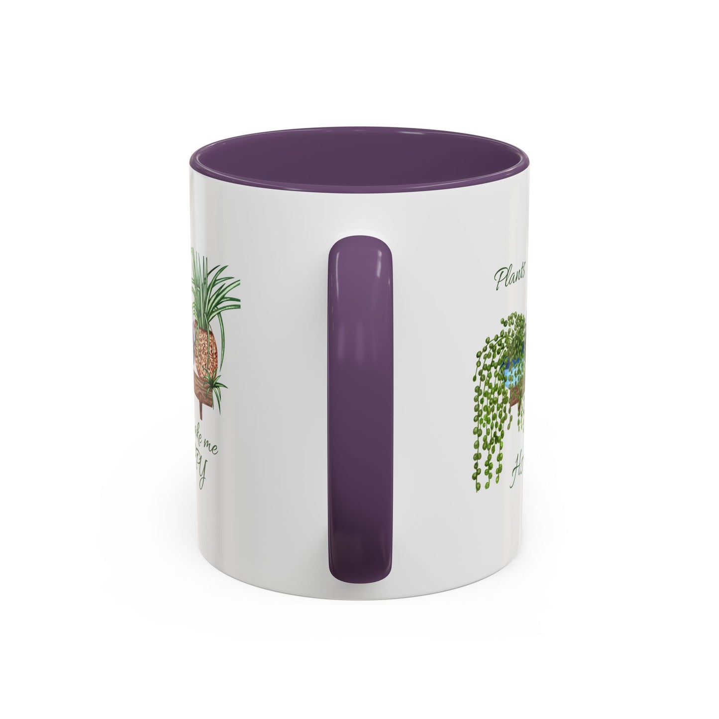 11oz/15oz Garden Themed Plants Make Me Happy Coffee Mug