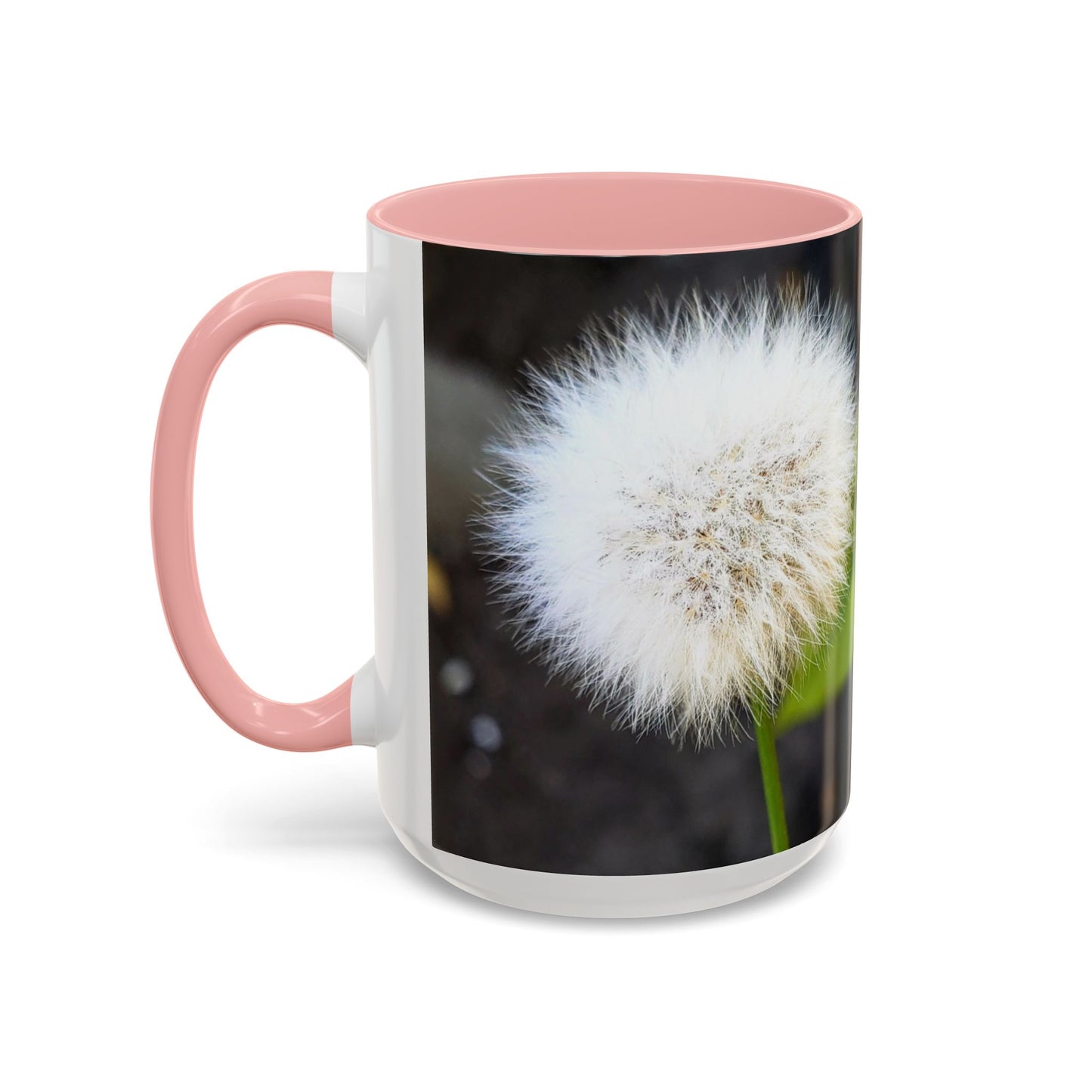11oz/15oz Garden Themed Dandelion Flower Coffee Mug