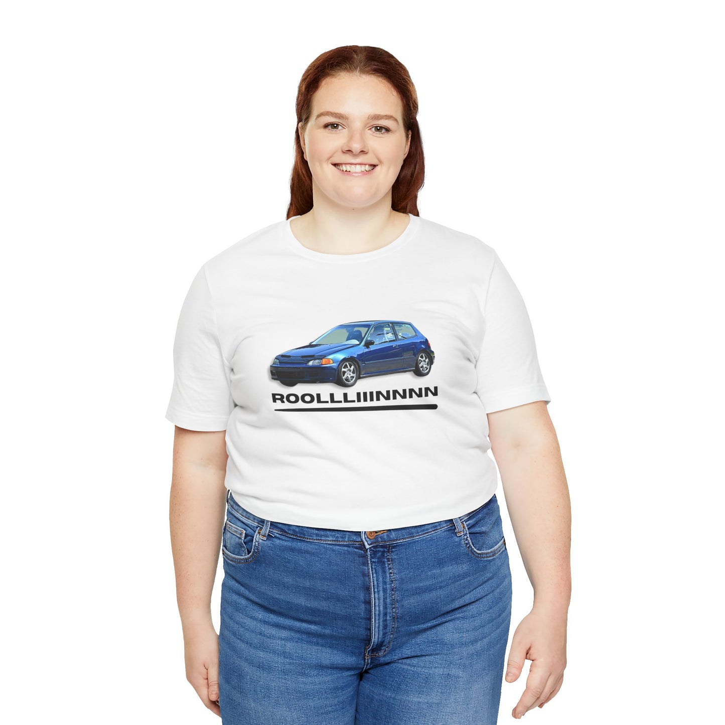 Unisex Jersey Short Sleeve Rolllllin Civic Hatchback Appreciation T-Shirt