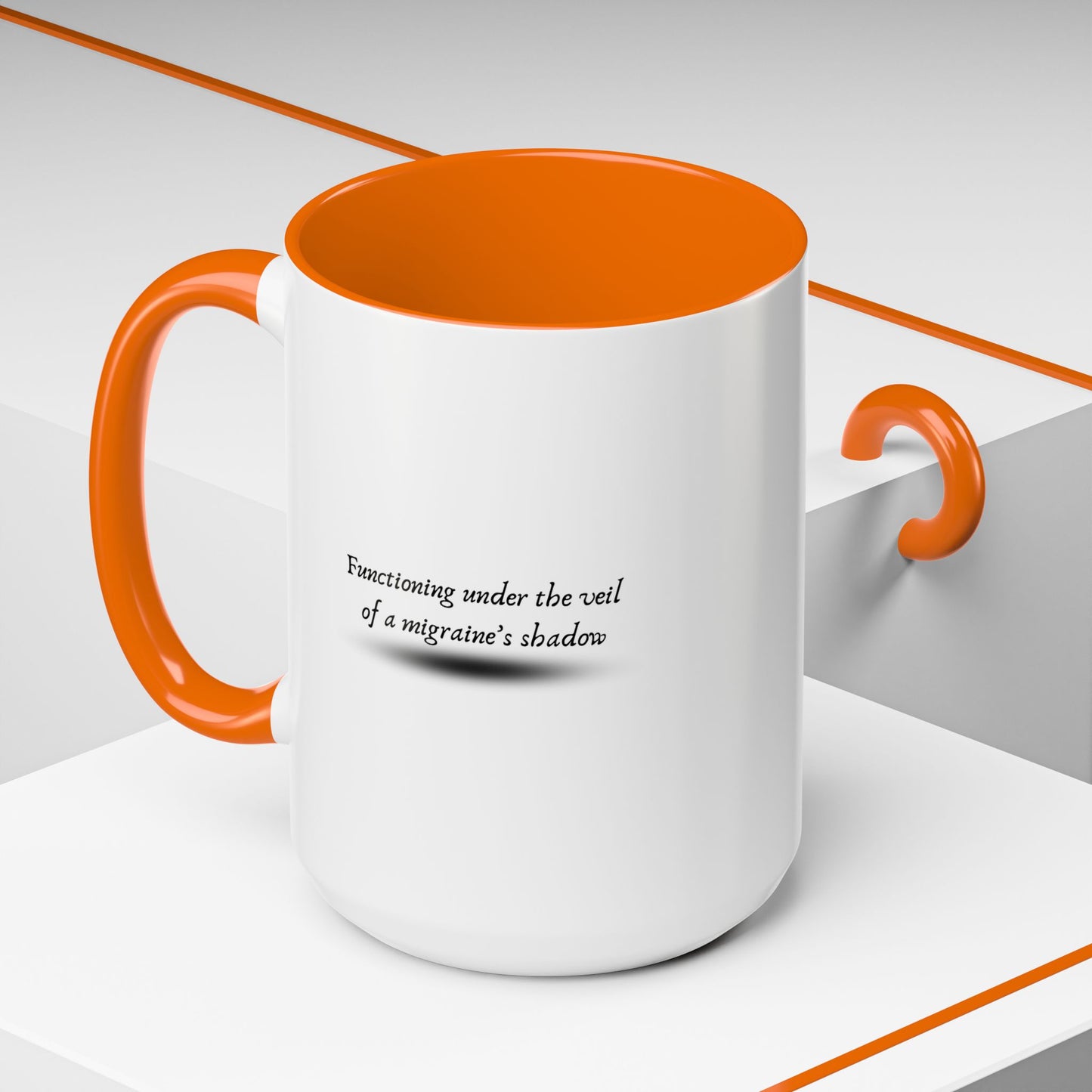 11oz/15oz Migraine Day Invisible Illness Warrior Functioning Under The Veil of a Migraines Shadow Coffee Mug