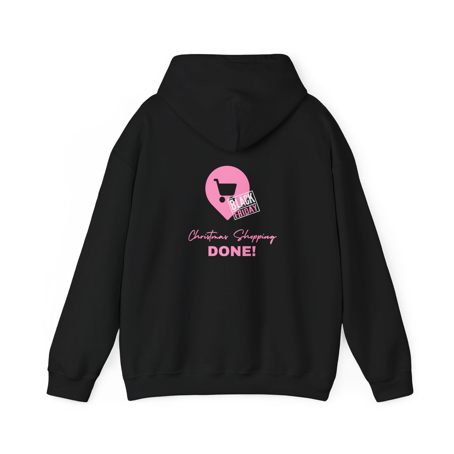 Unisex Black Friday Christmas Shopping DONE! Heavy Blend™ Hooded Sweatshirt