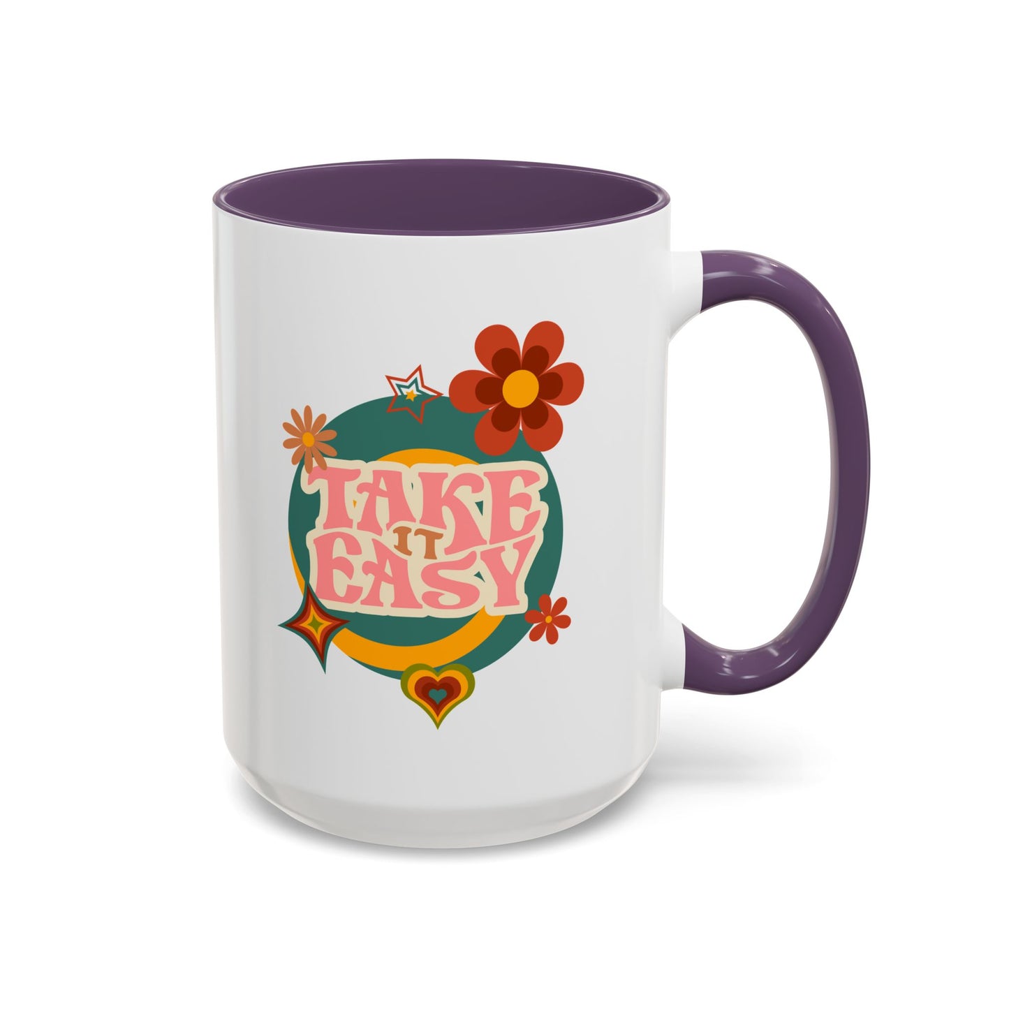 11oz/15oz Retro Vibes Take It Easy Coffee Mug