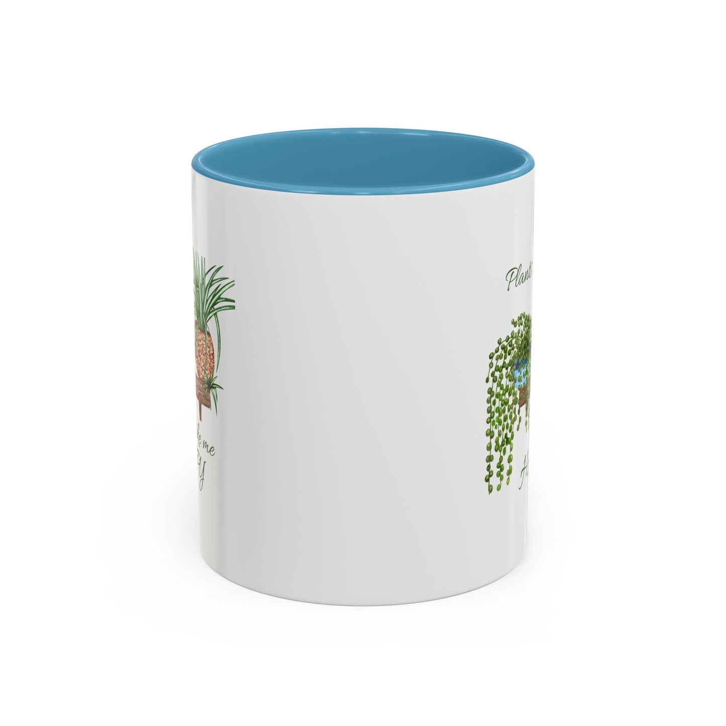 11oz/15oz Garden Themed Plants Make Me Happy Coffee Mug