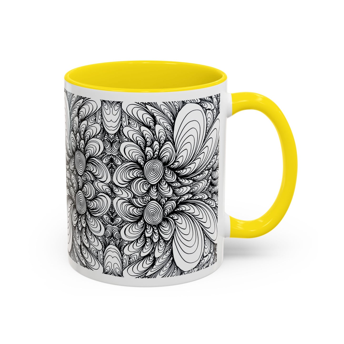 11oz/15oz Original Line Art Mug - Blooms