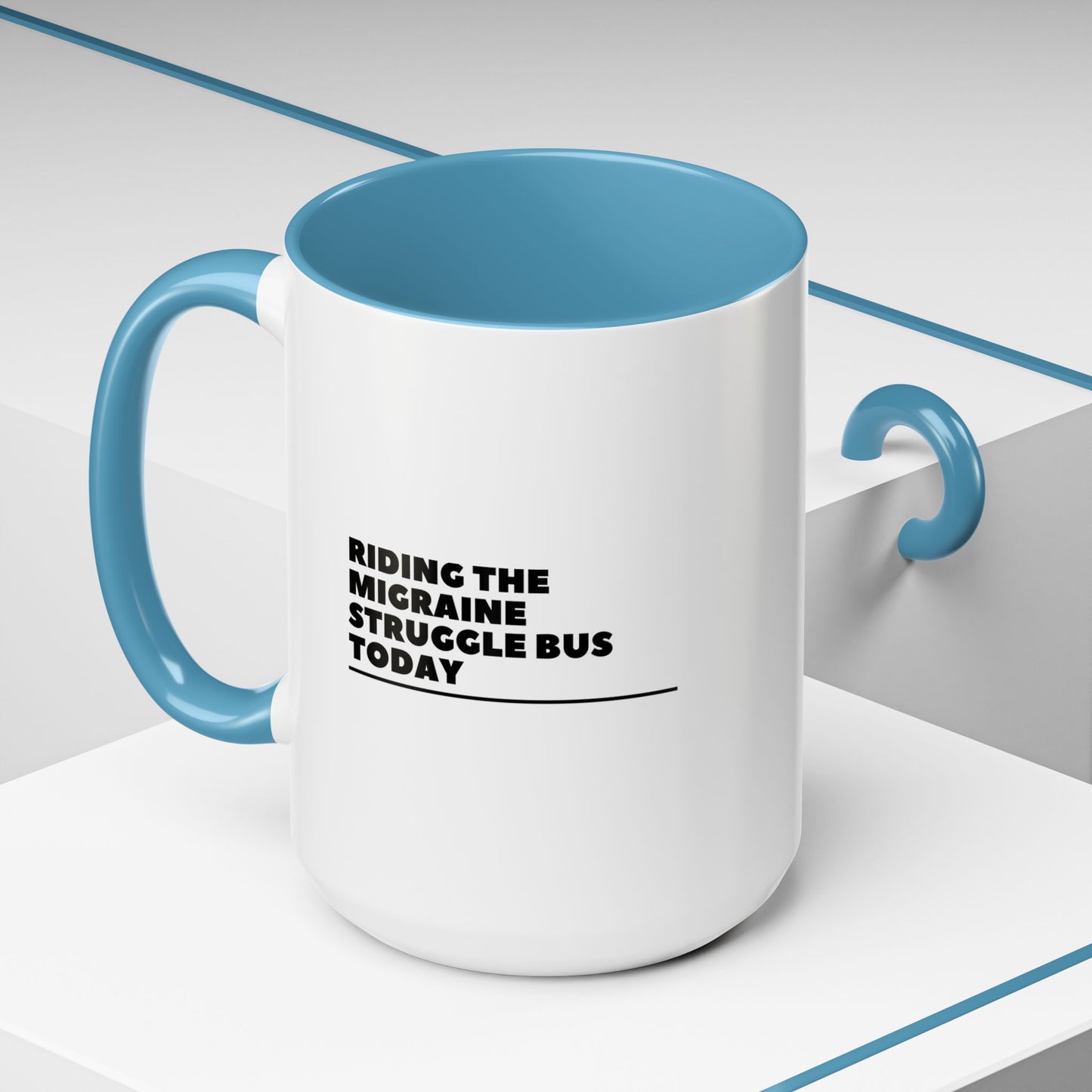 11oz/15oz Migraine Day Invisible Illness Warrior Riding The Migraine Struggle Bus Coffee Mug