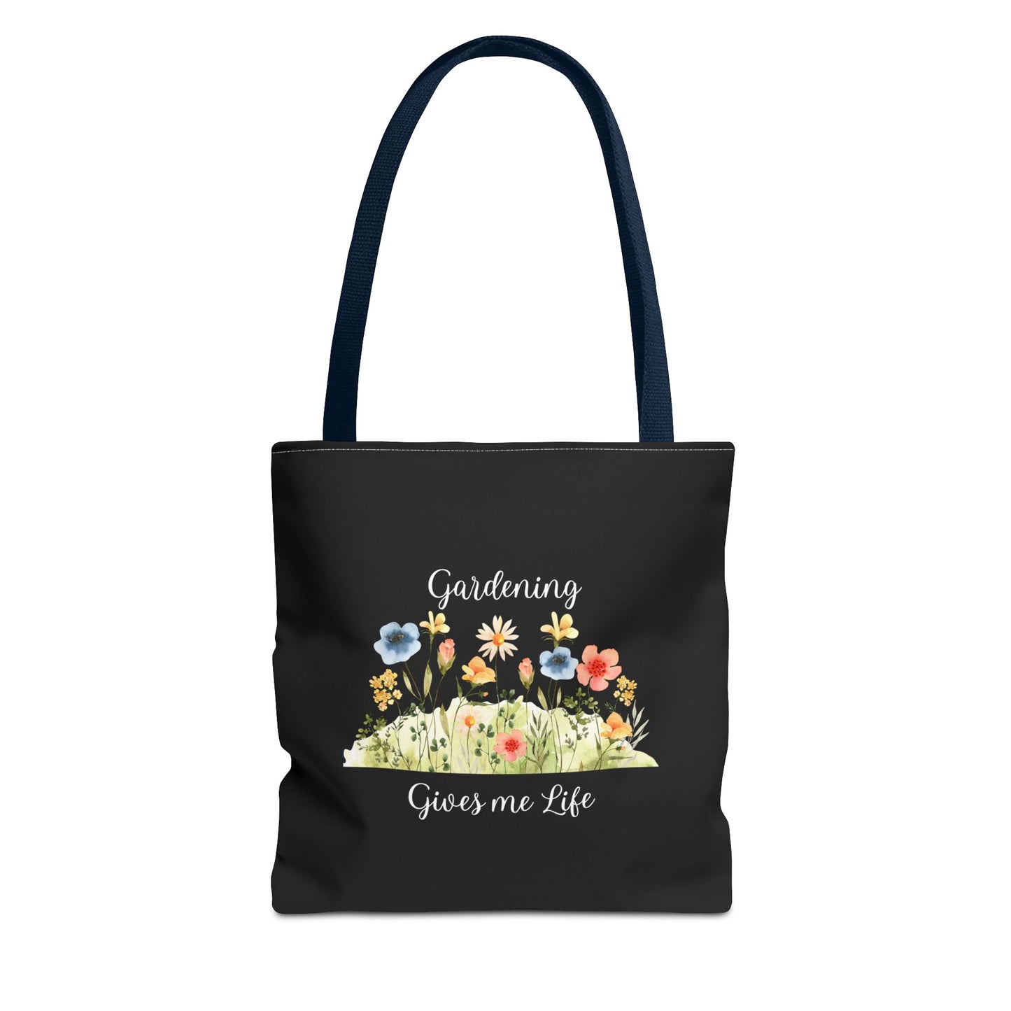 Unisex Gardening Gives Me Life Tote Bag - Black