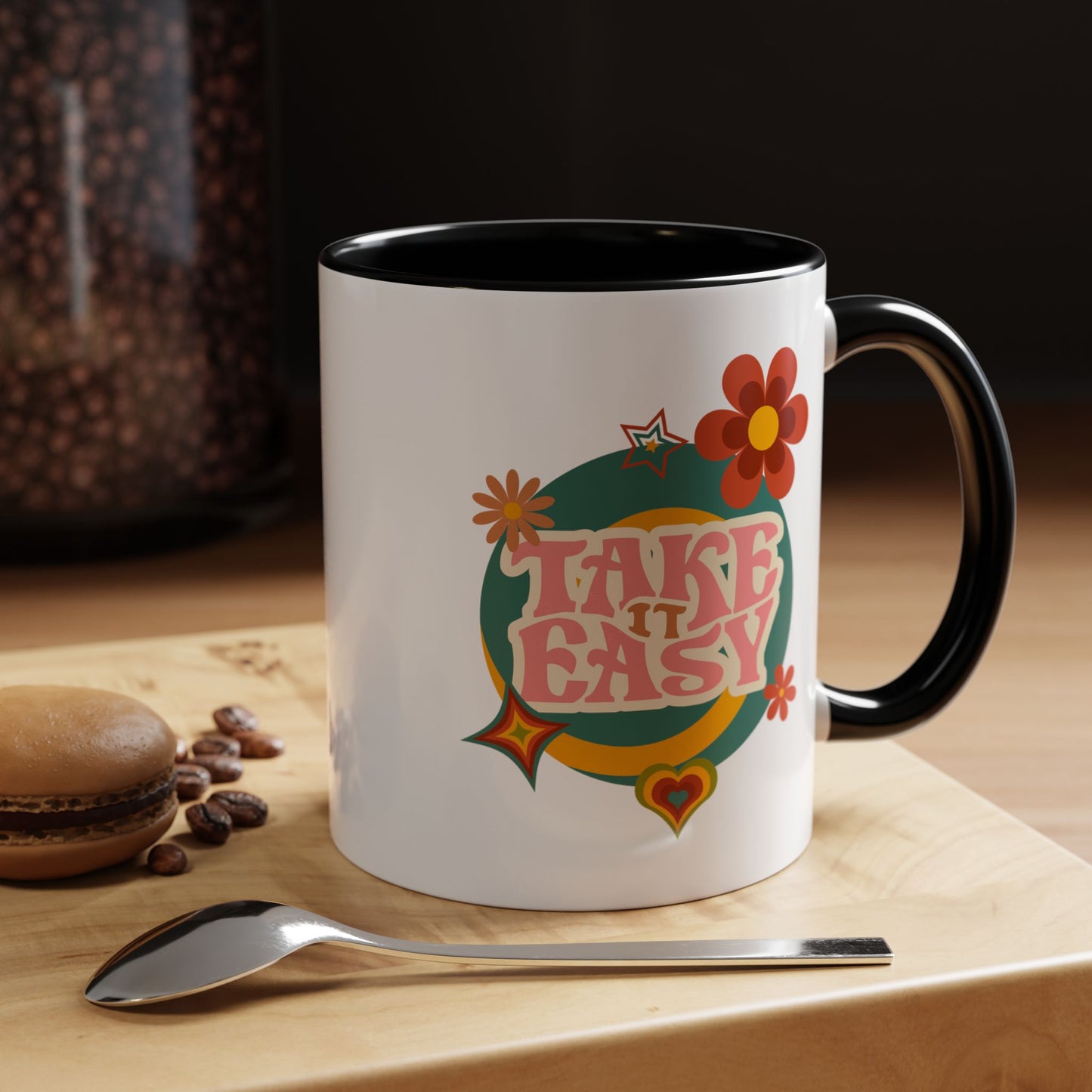 11oz/15oz Retro Vibes Take It Easy Coffee Mug