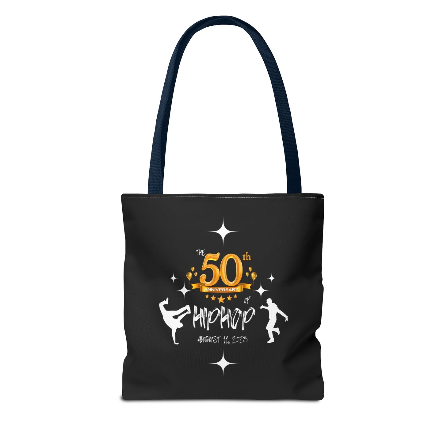 Unisex 50th Anniversary of HipHop August 11, 2023 Commemorative Tote Bag HipHop Anniversary Tote Music Fan Tote Bag Gift For DJ Music Lover