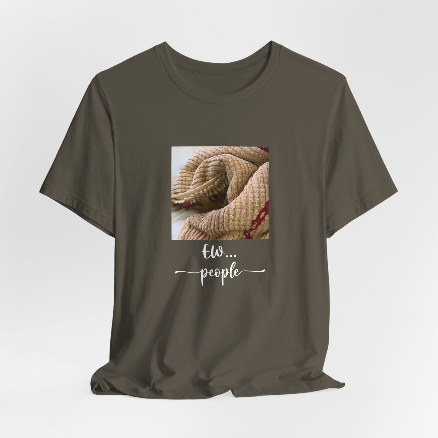 Unisex EW People Introvert Hiding Chihuahua T-Shirt