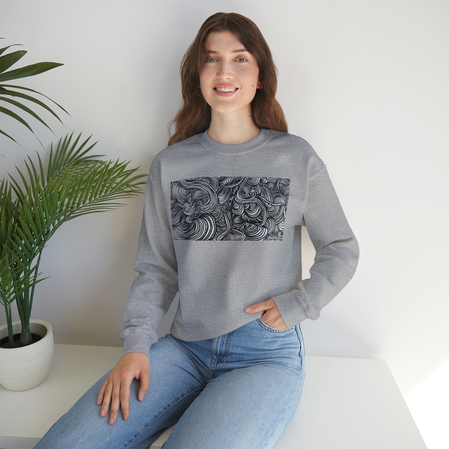 Unisex Original Art Sweatshirt - Liquid