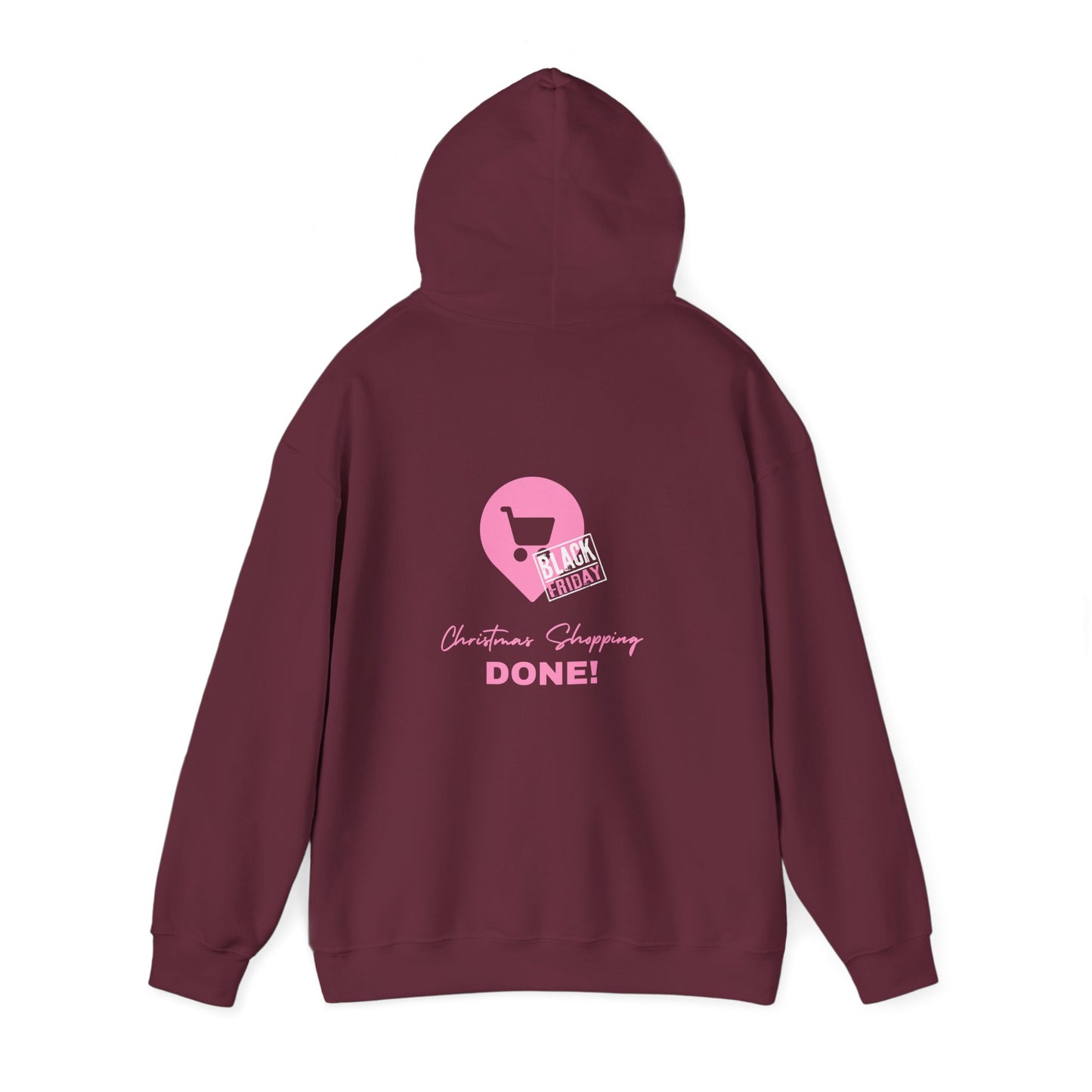 Unisex Black Friday Christmas Shopping DONE! Heavy Blend™ Hooded Sweatshirt