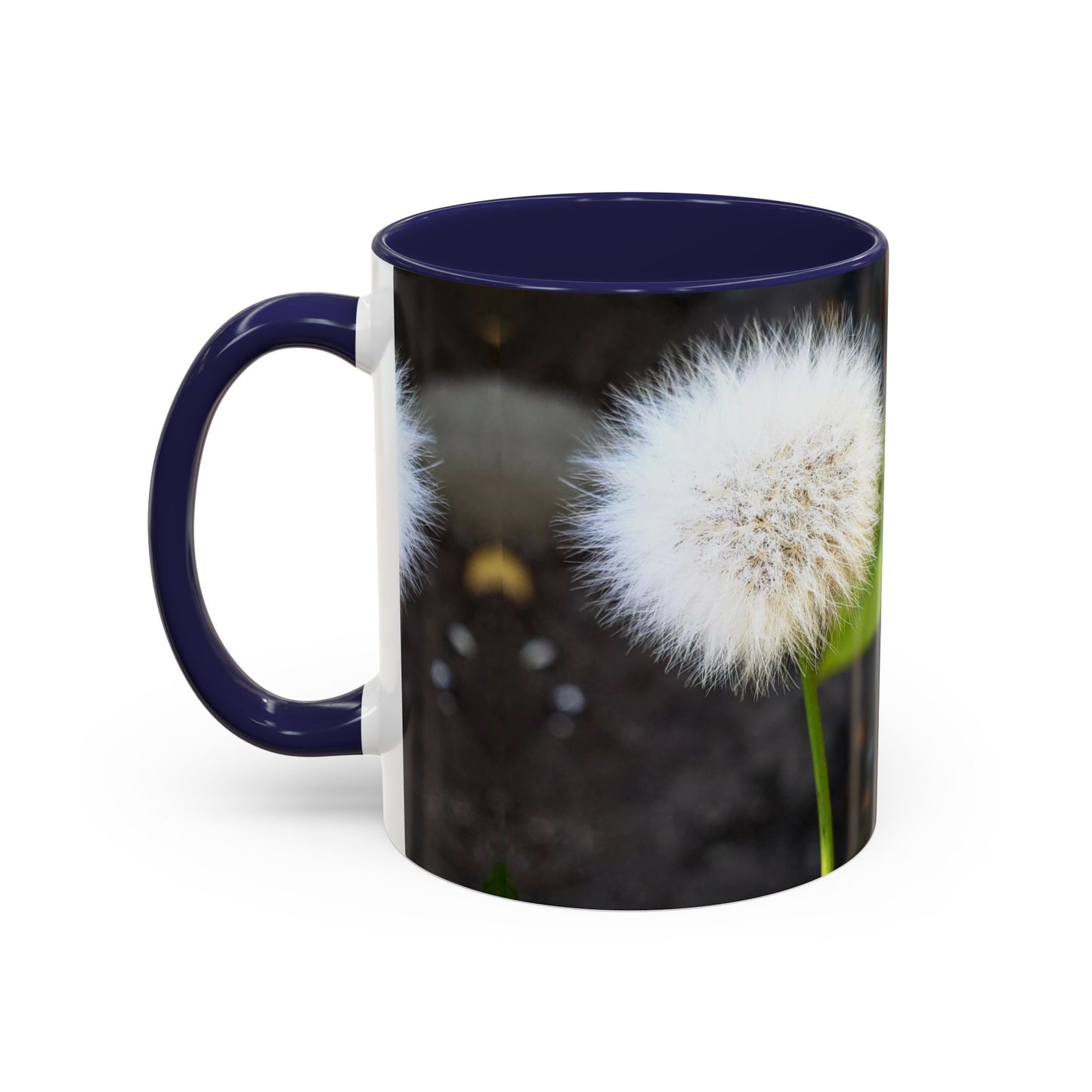 11oz/15oz Garden Themed Dandelion Flower Coffee Mug