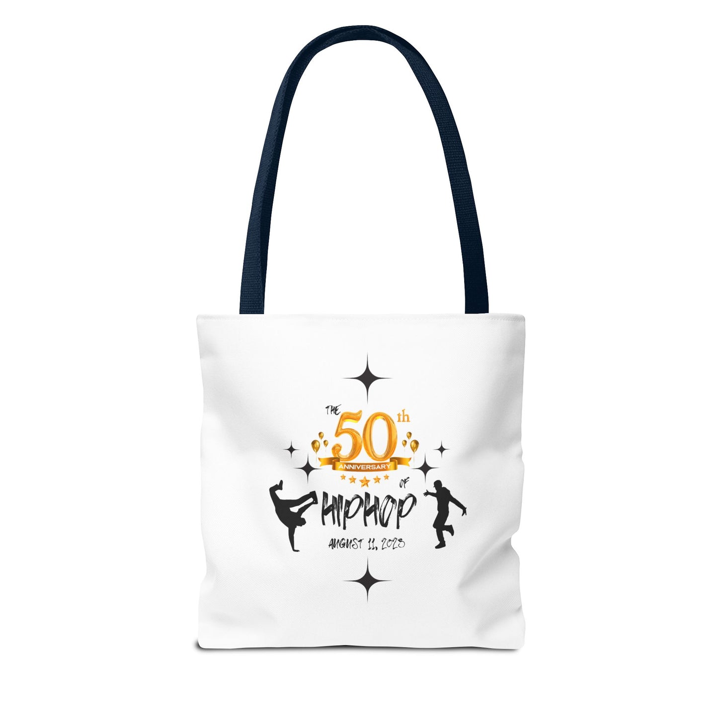 Unisex 50th Anniversary of HipHop August 11, 2023 Commemorative Tote Bag HipHop Anniversary Tote Music Fan Tote Bag Gift For DJ Music Lover