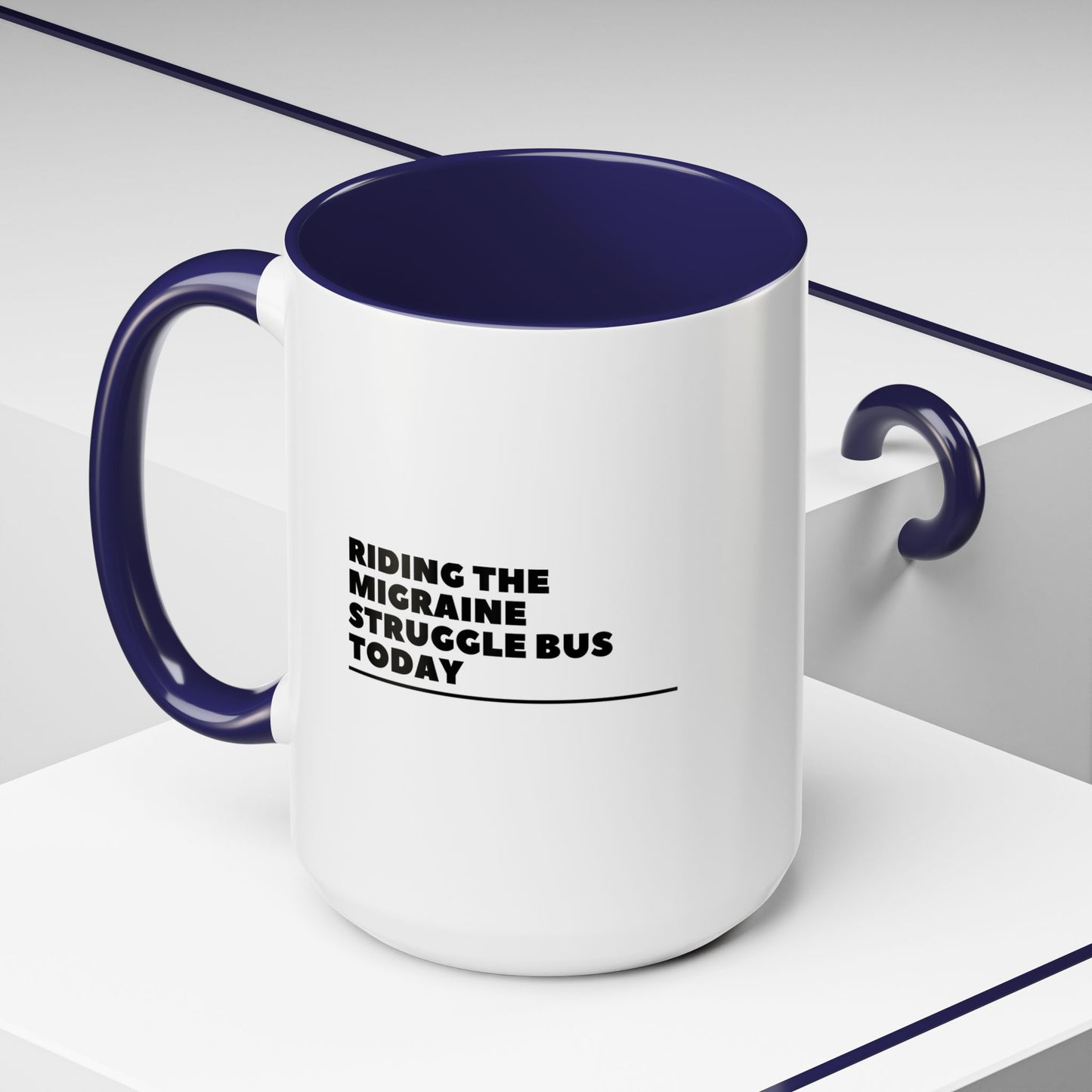 11oz/15oz Migraine Day Invisible Illness Warrior Riding The Migraine Struggle Bus Coffee Mug