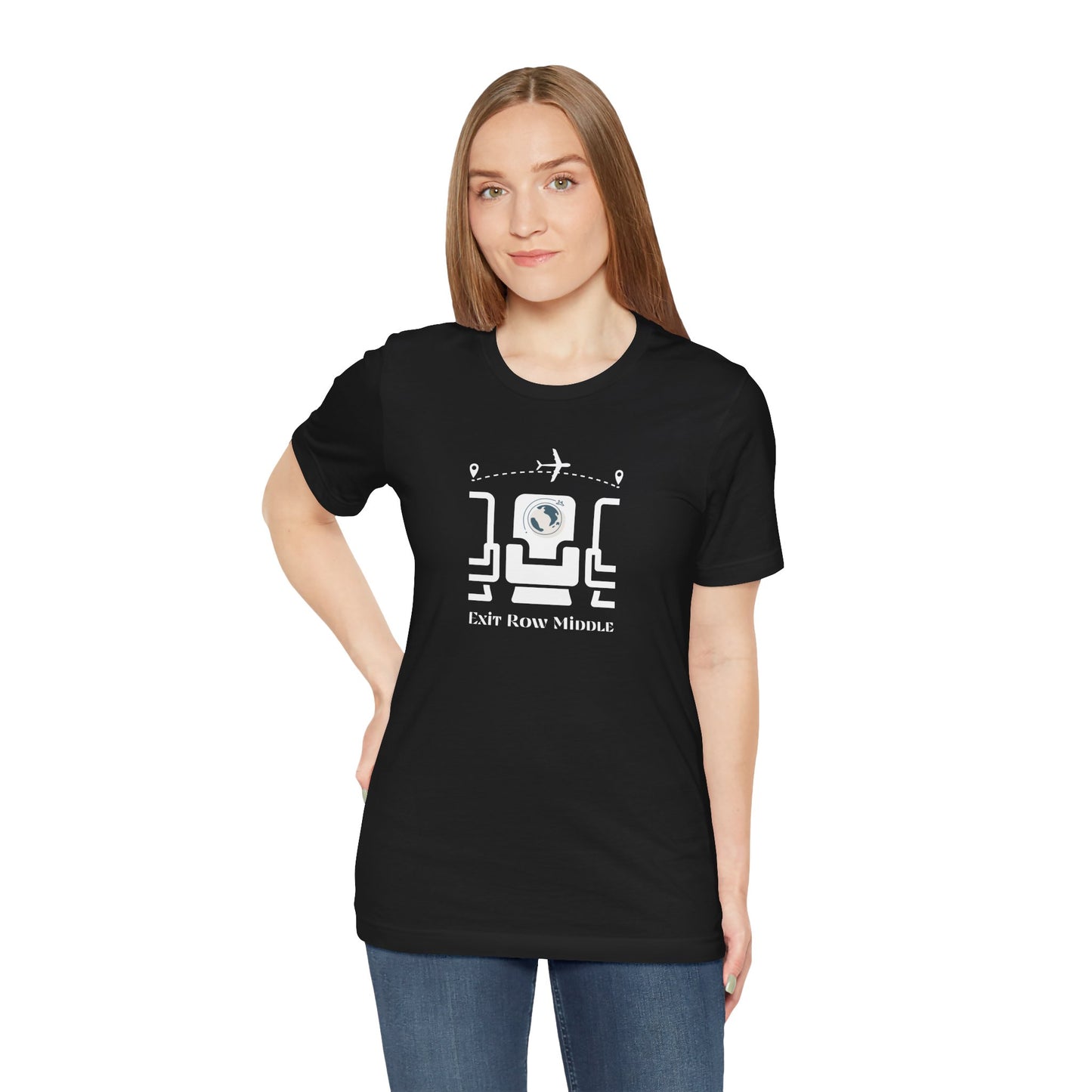 Unisex Jersey Short Sleeve Exit Row Middle Travel T-Shirt