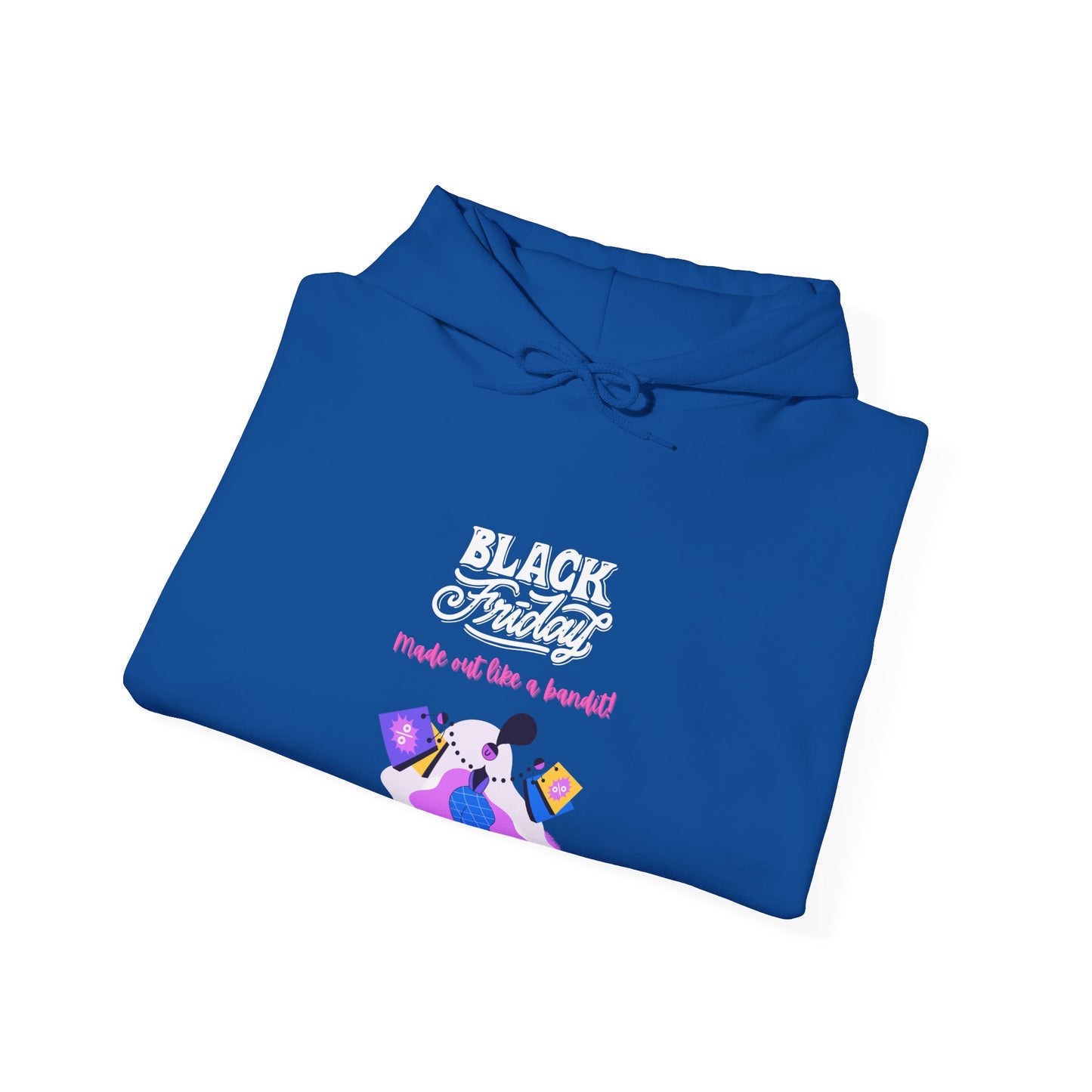 Unisex Black Friday Christmas Shopping Hooded Sweatshirt
