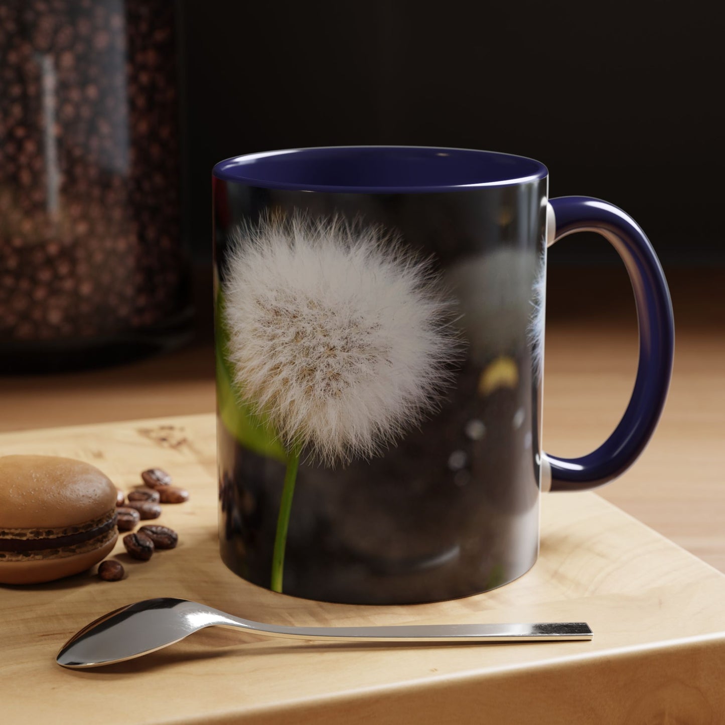 11oz/15oz Garden Themed Dandelion Flower Coffee Mug