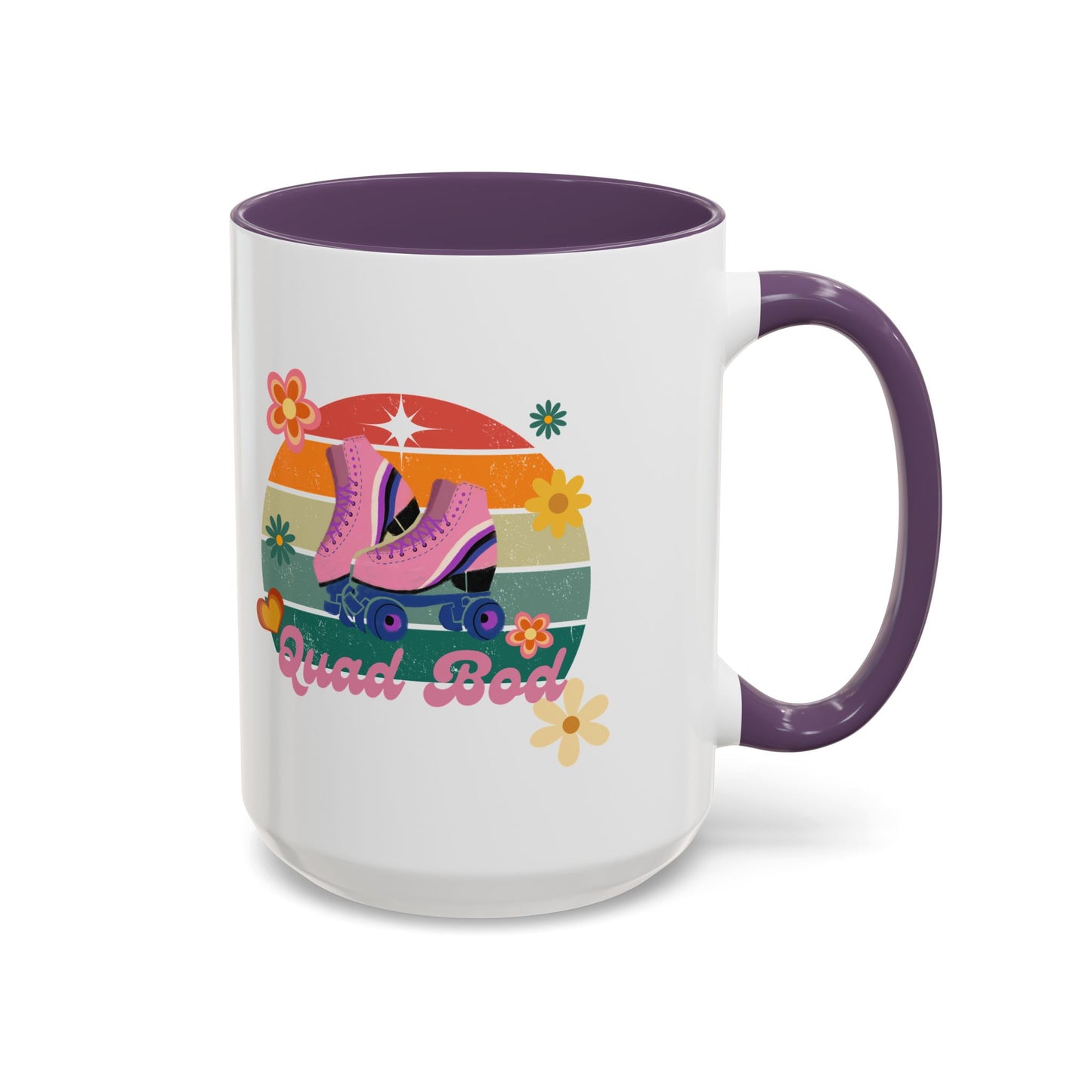 11oz/15oz Retro Vibes Roller Skate Quad Bod Coffee Mug