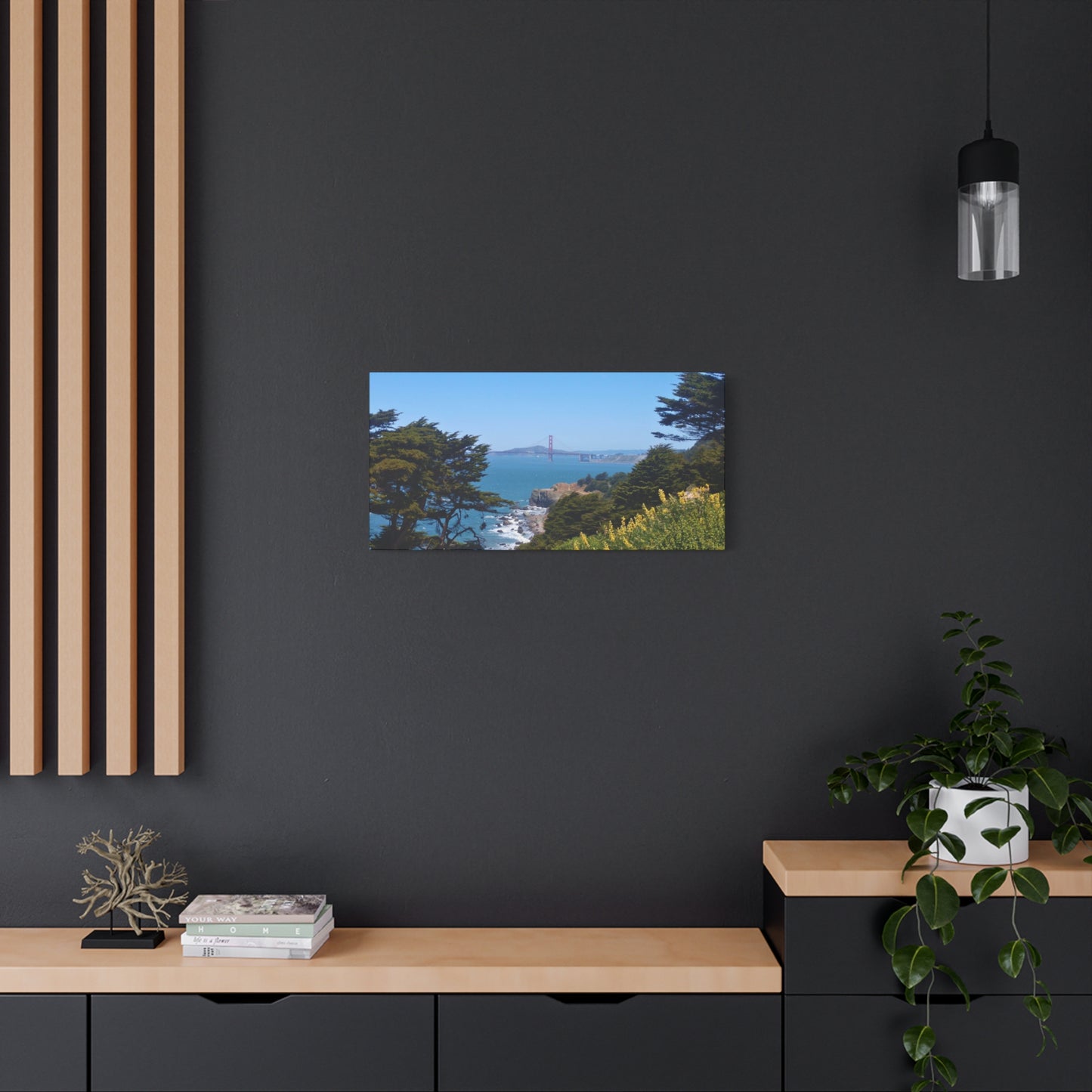 Canvas Gallery Wrap - Camino Del Mar - Fort Miley Lookout - San Francisco