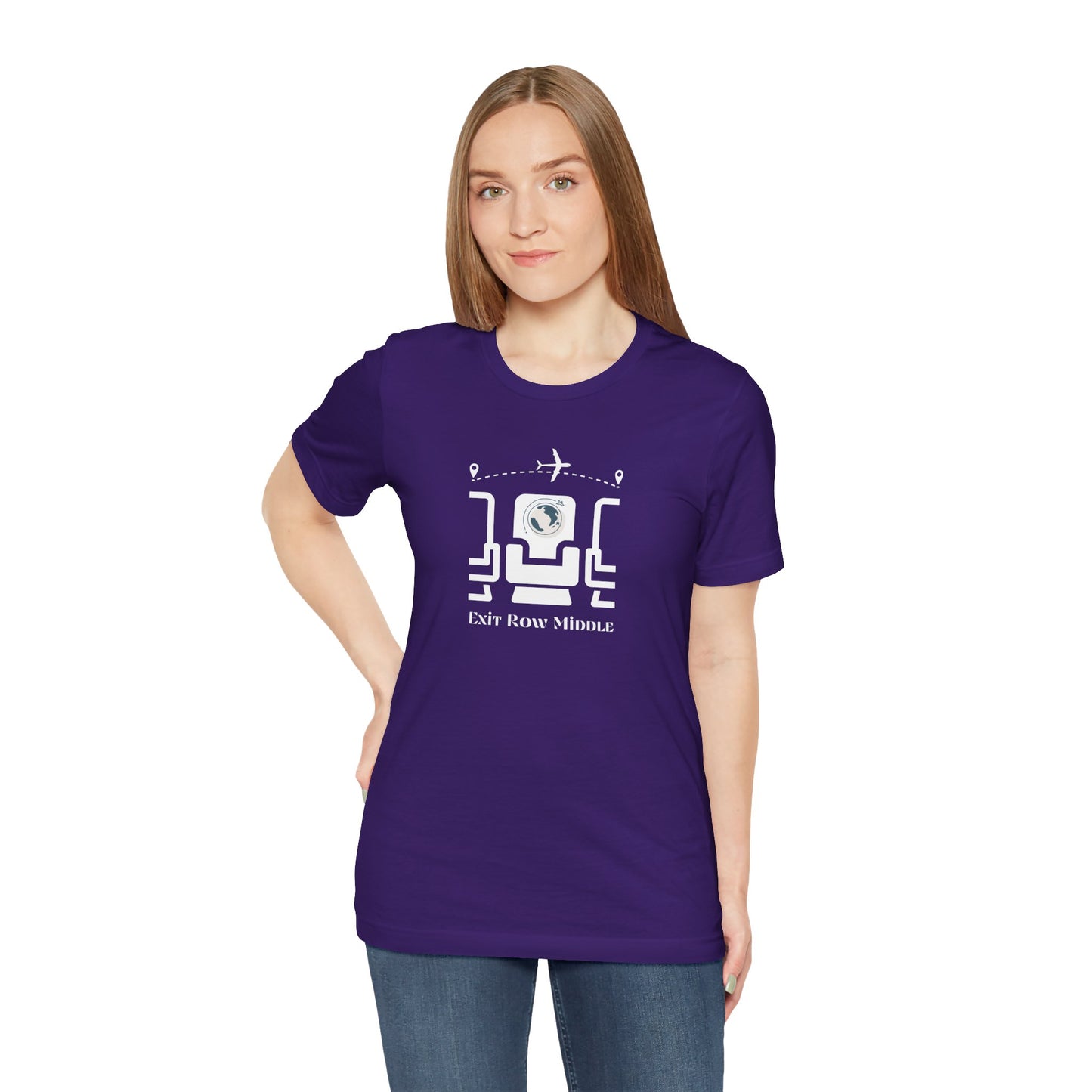 Unisex Jersey Short Sleeve Exit Row Middle Travel T-Shirt