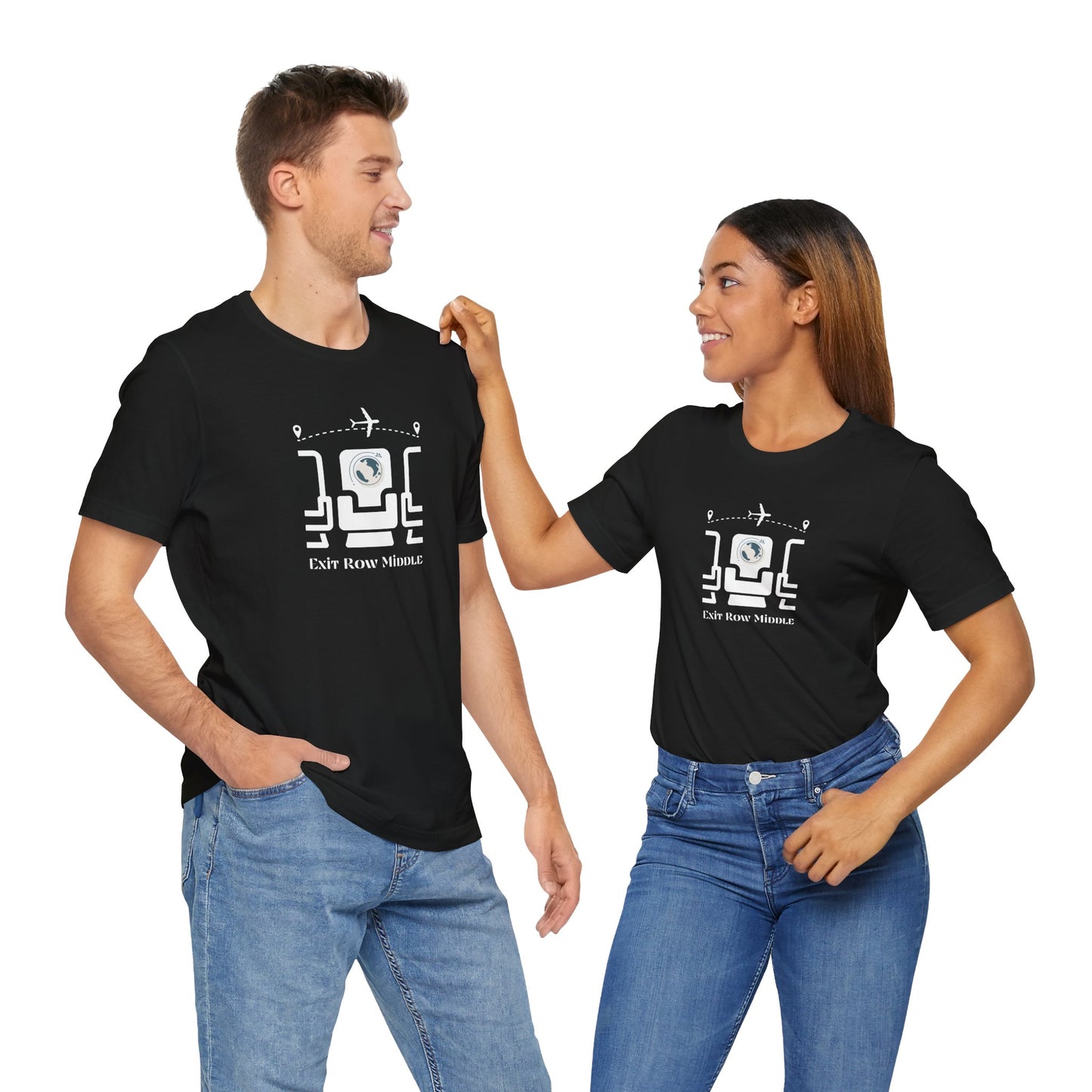 Unisex Jersey Short Sleeve Exit Row Middle Travel T-Shirt