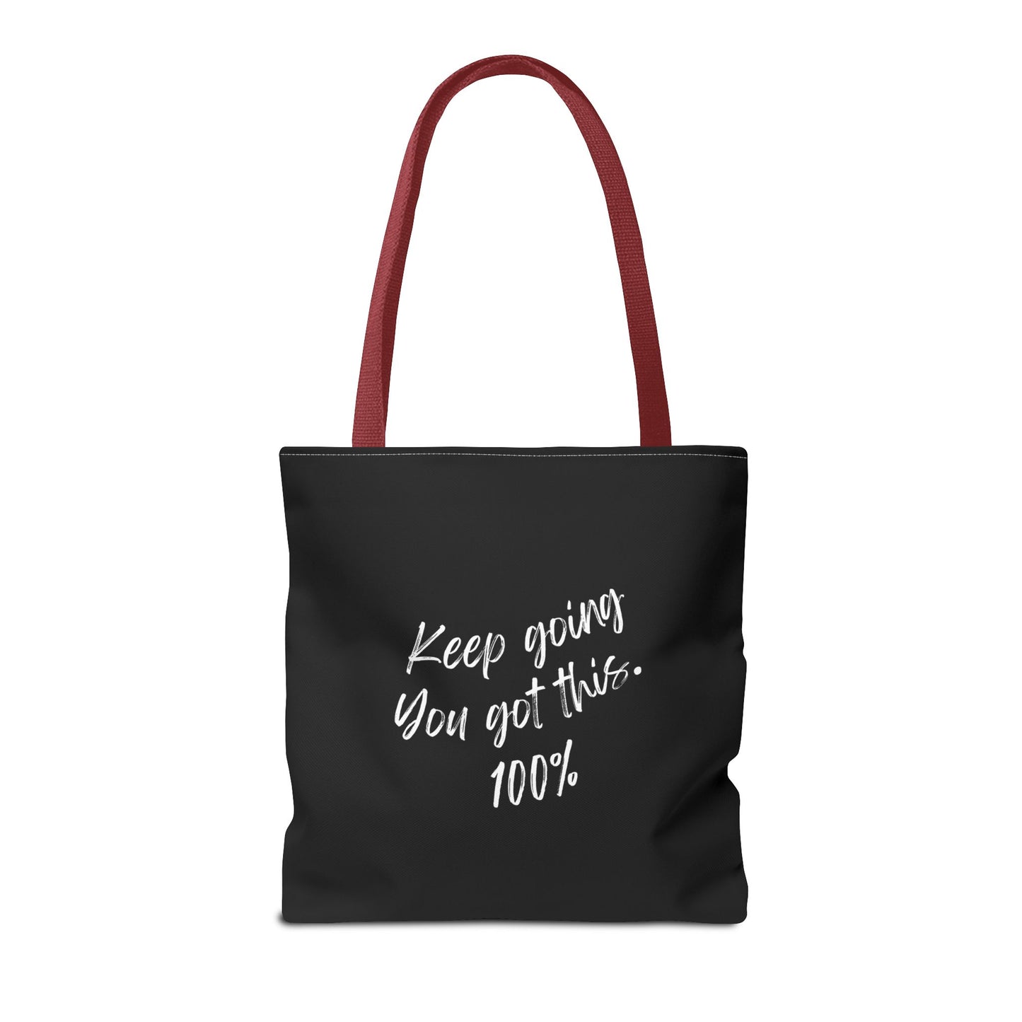 Unisex Positive Motivational Words of Encouragement Mental Health Awareness Reusable Tote Bag