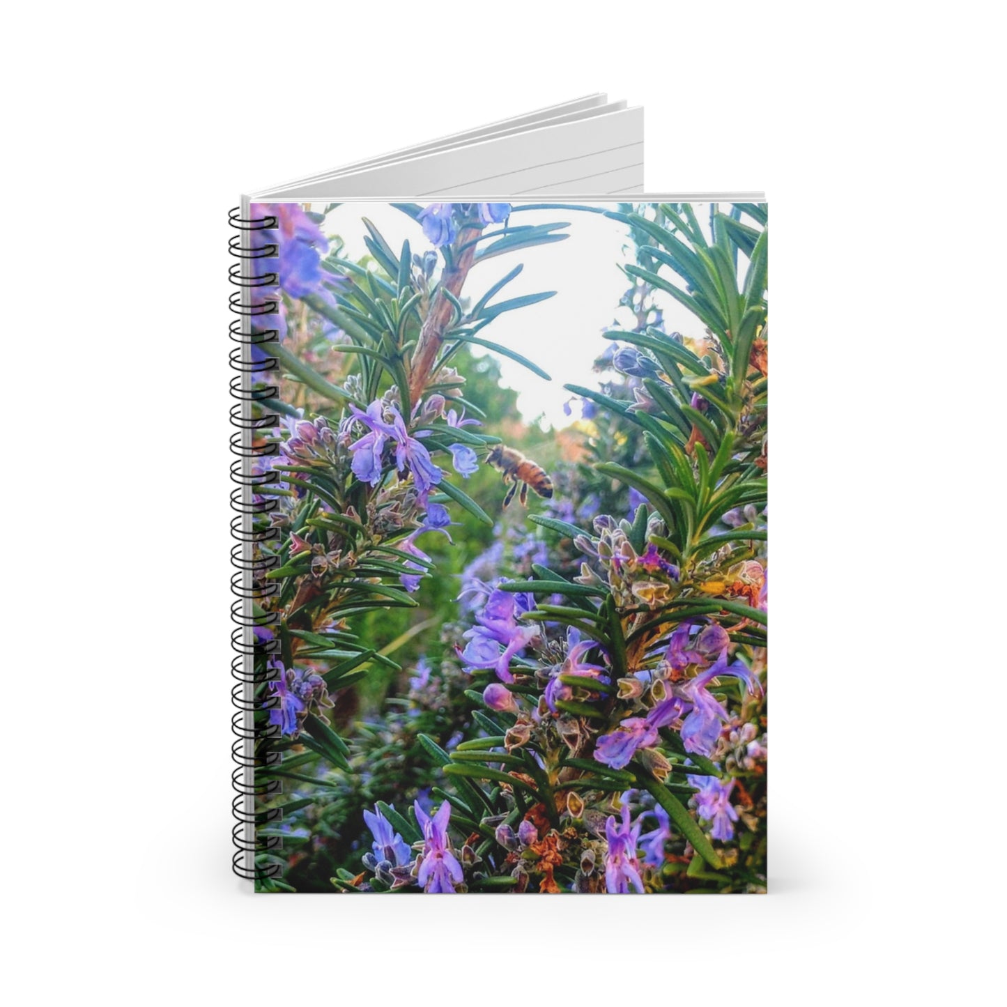 Spiral Notebook - Rosemary Bee Pollinator