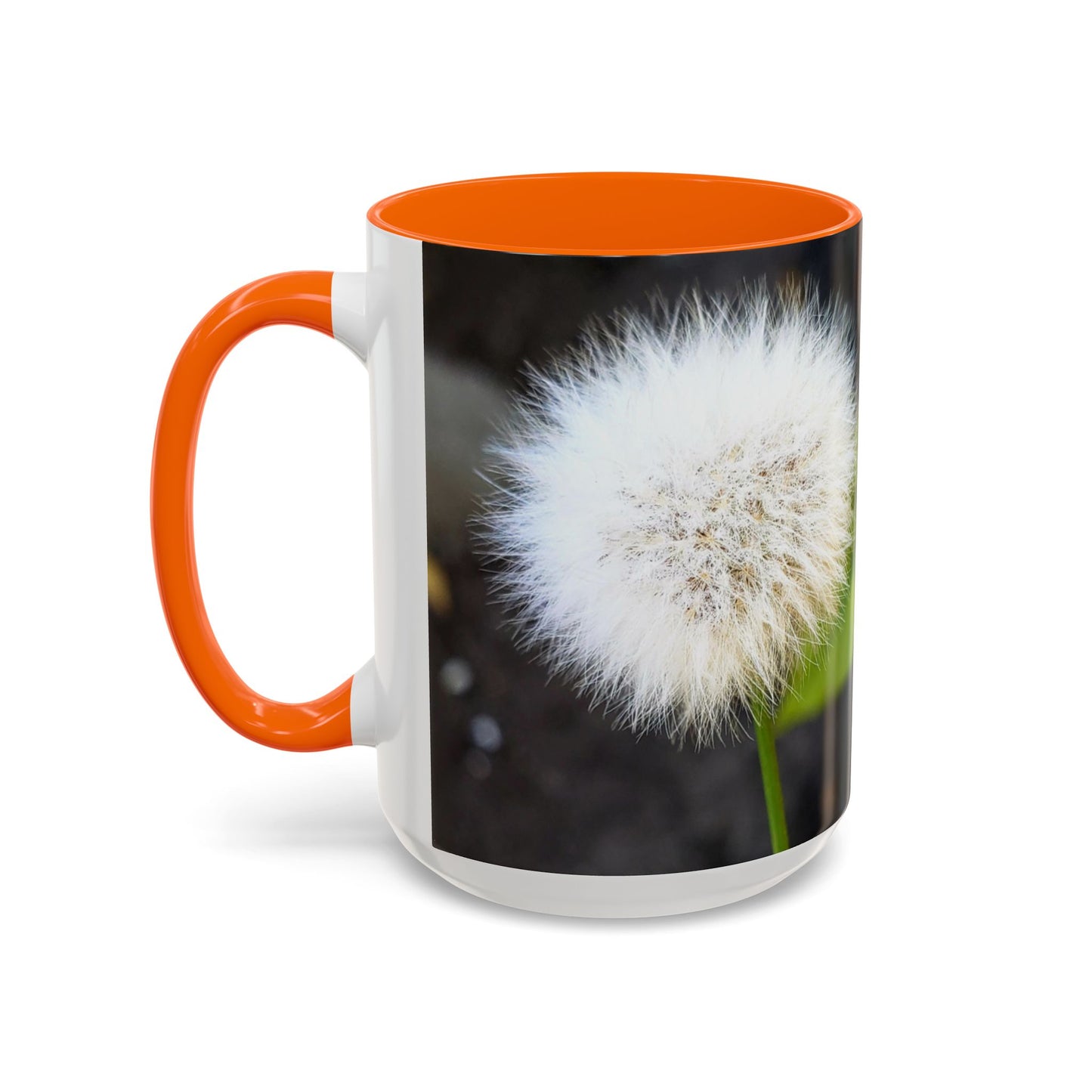 11oz/15oz Garden Themed Dandelion Flower Coffee Mug