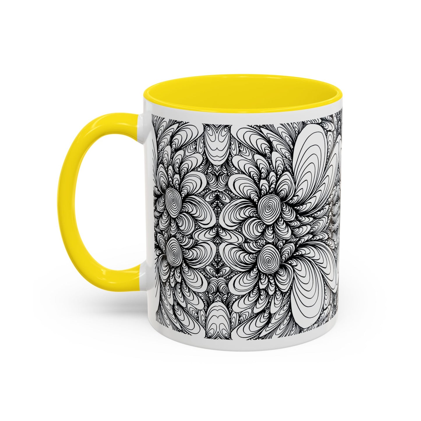 11oz/15oz Original Line Art Mug - Blooms