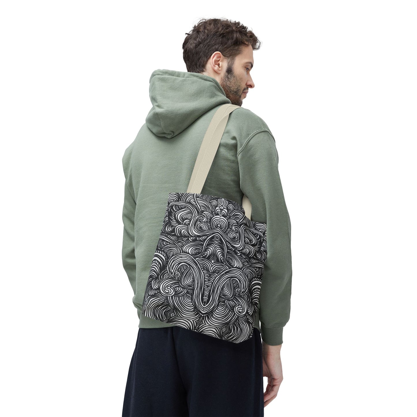 Unisex Original Line Art All Over Print Tote Bag - Mirage