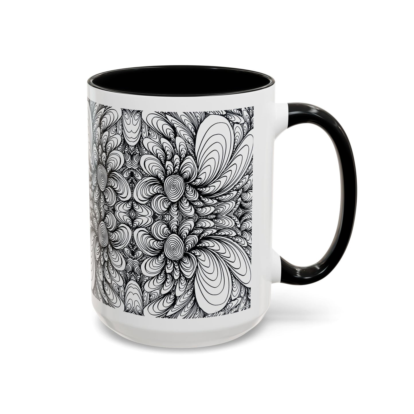 11oz/15oz Original Line Art Mug - Blooms