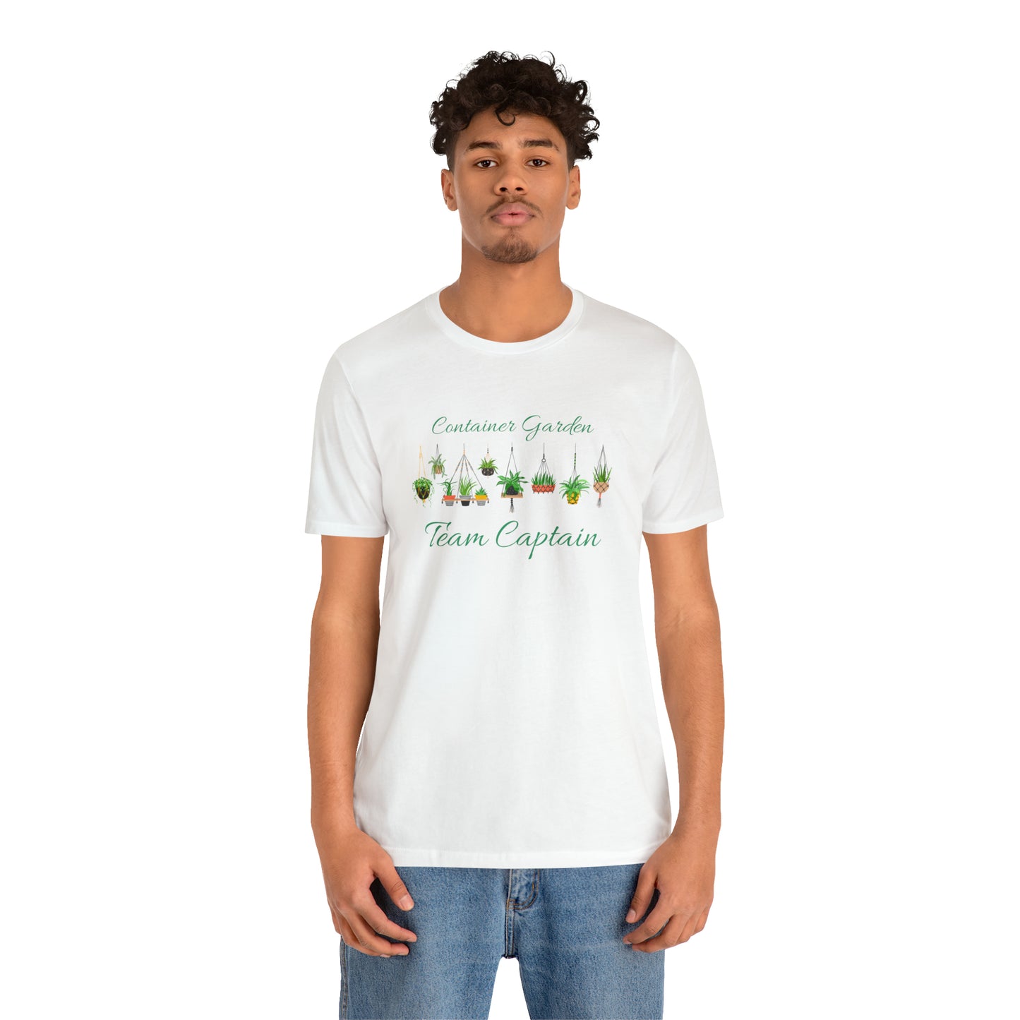 Unisex Garden Themed Container Garden Team Captain T-Shirt